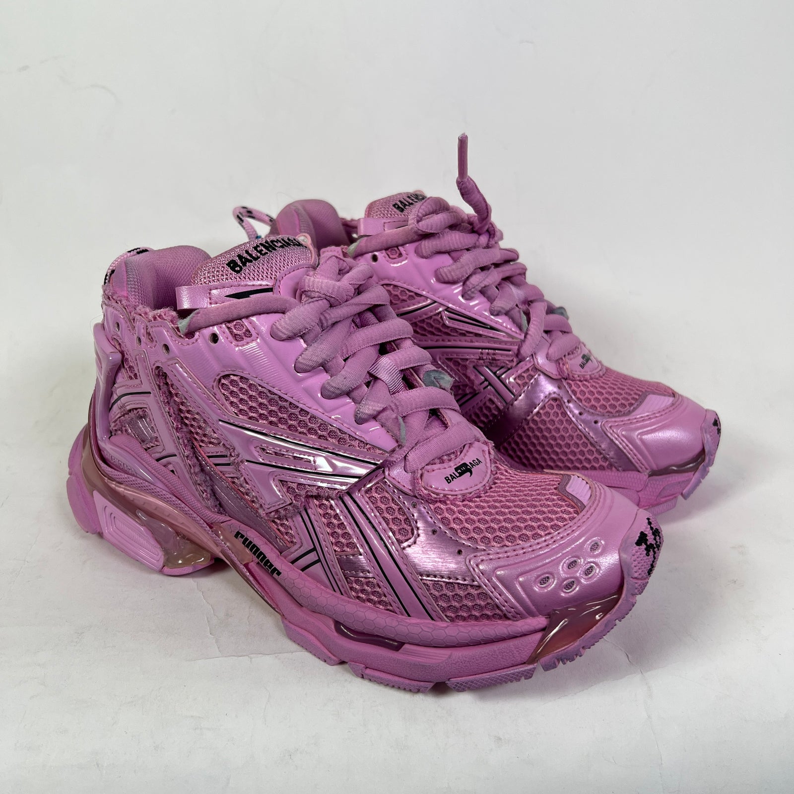 Balenciaga Triple Pink Mesh Runners Size 36
