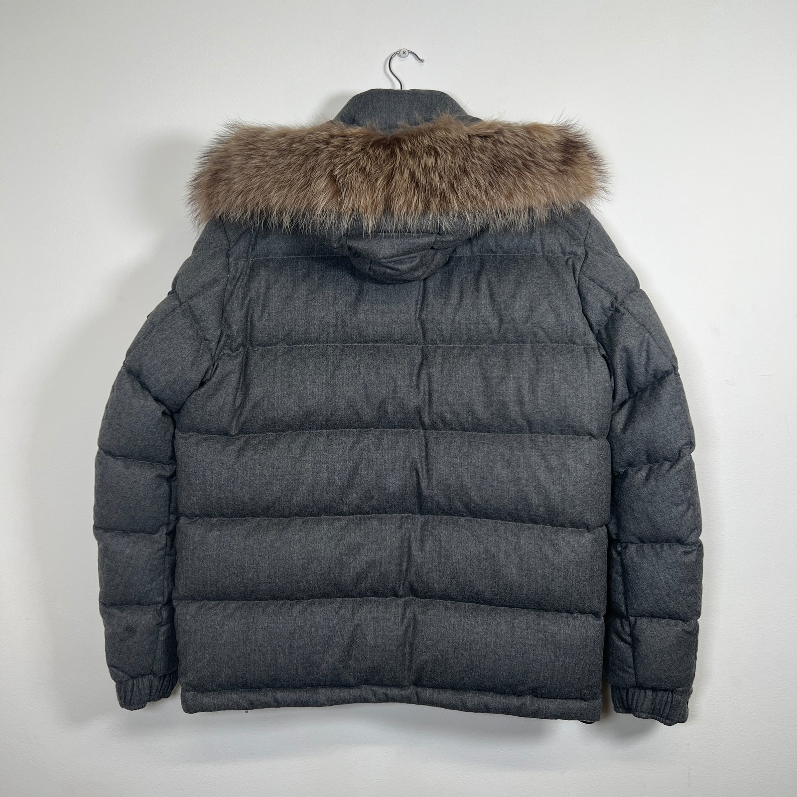Moncler Grey Puffer Jacket Size 4