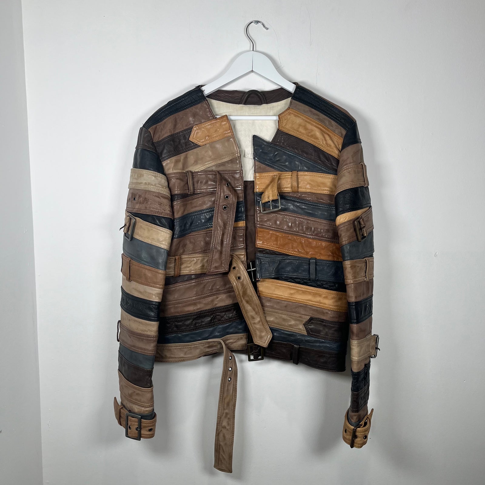 Maison Margiela x H&M Leather Belt Strap Jacket Size M