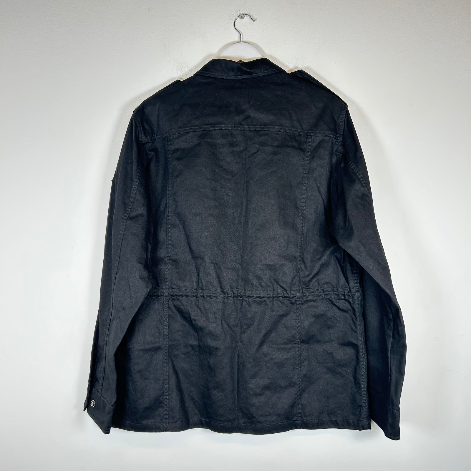 Saint Laurent Black Hunting Jacket Size 56