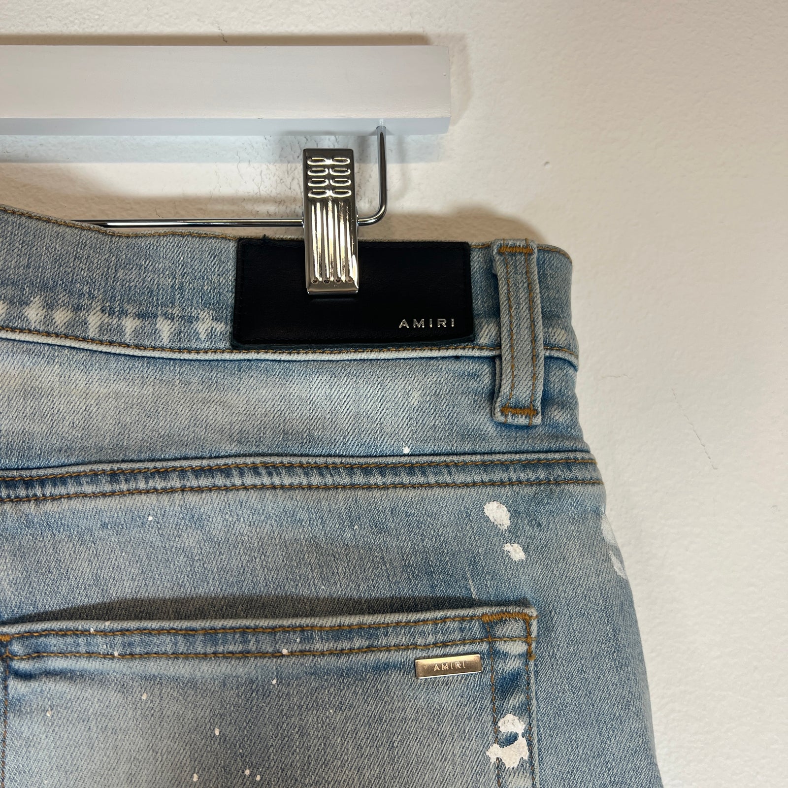 Amiri Lightwash MA Stencil Jeans Size 36