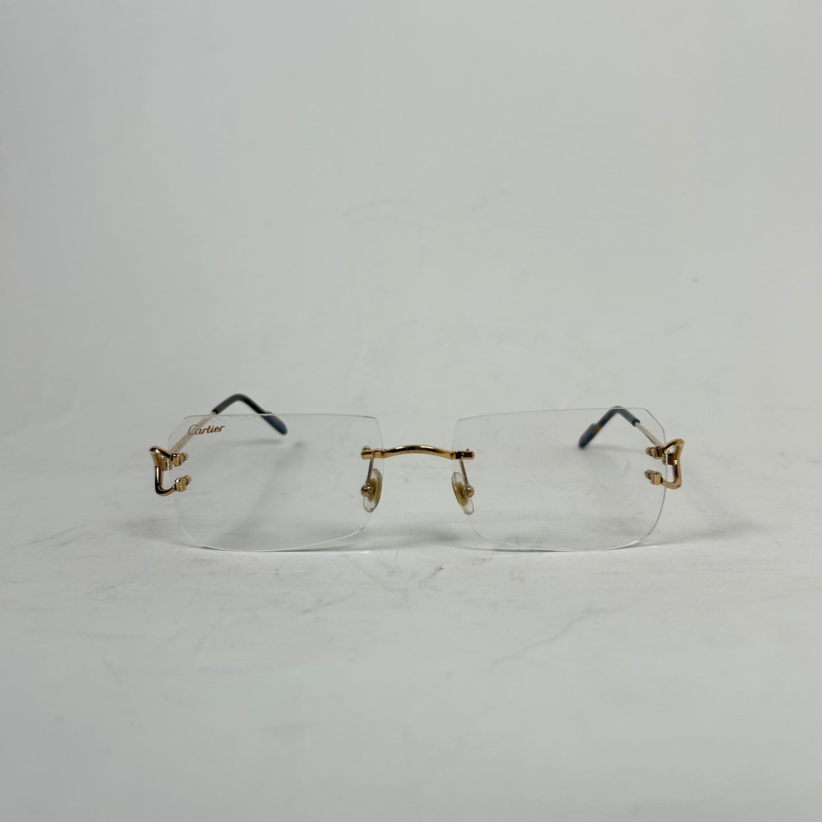Cartier Clear Lens C Wire Frames