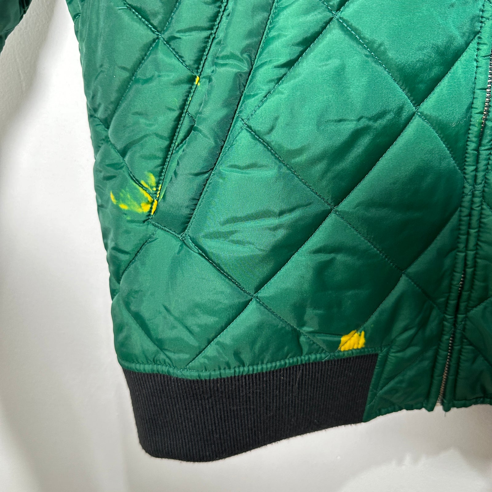 Supreme Sequin Patch Quilted Bomber Jacket Size M