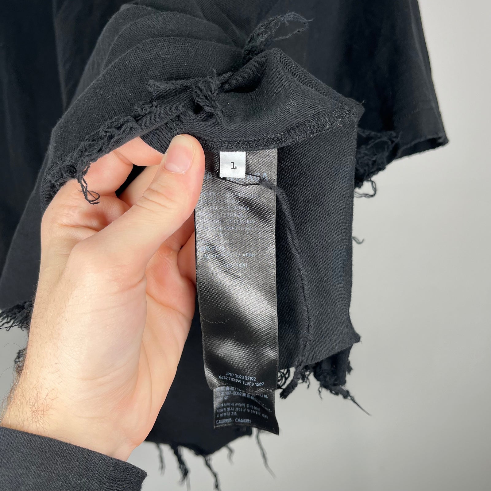 Balenciaga Black Unity Cropped Shirt Size 1