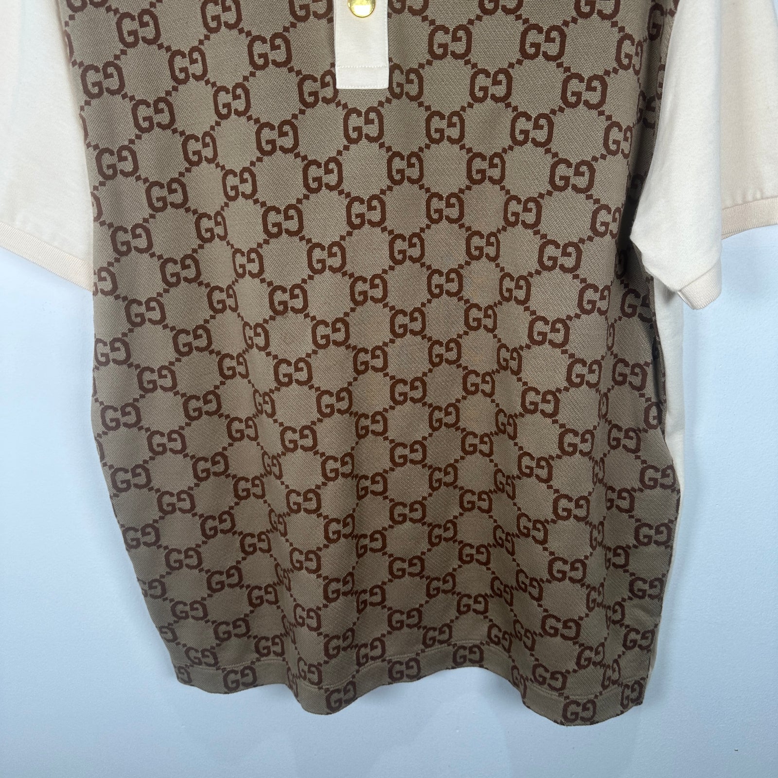Gucci Monogram Polo Size L