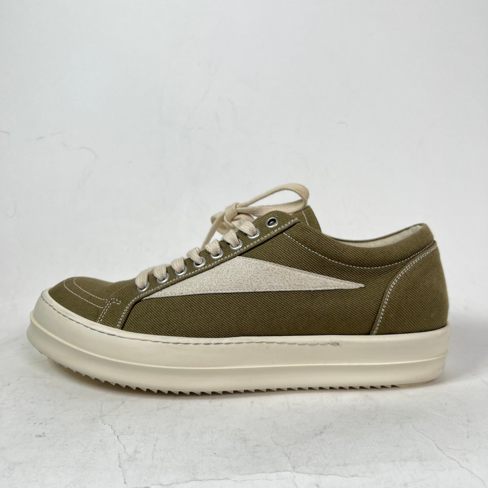 Rick Owens DRKSHDW Canvas Vintage Low-Top Sneakers