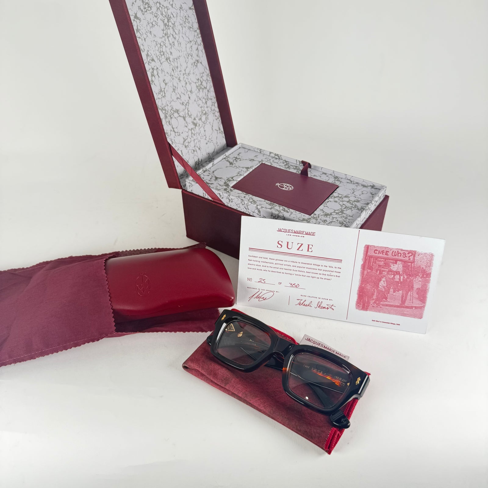 Jacques Marie Mage 'Suze' Tortoise Glasses