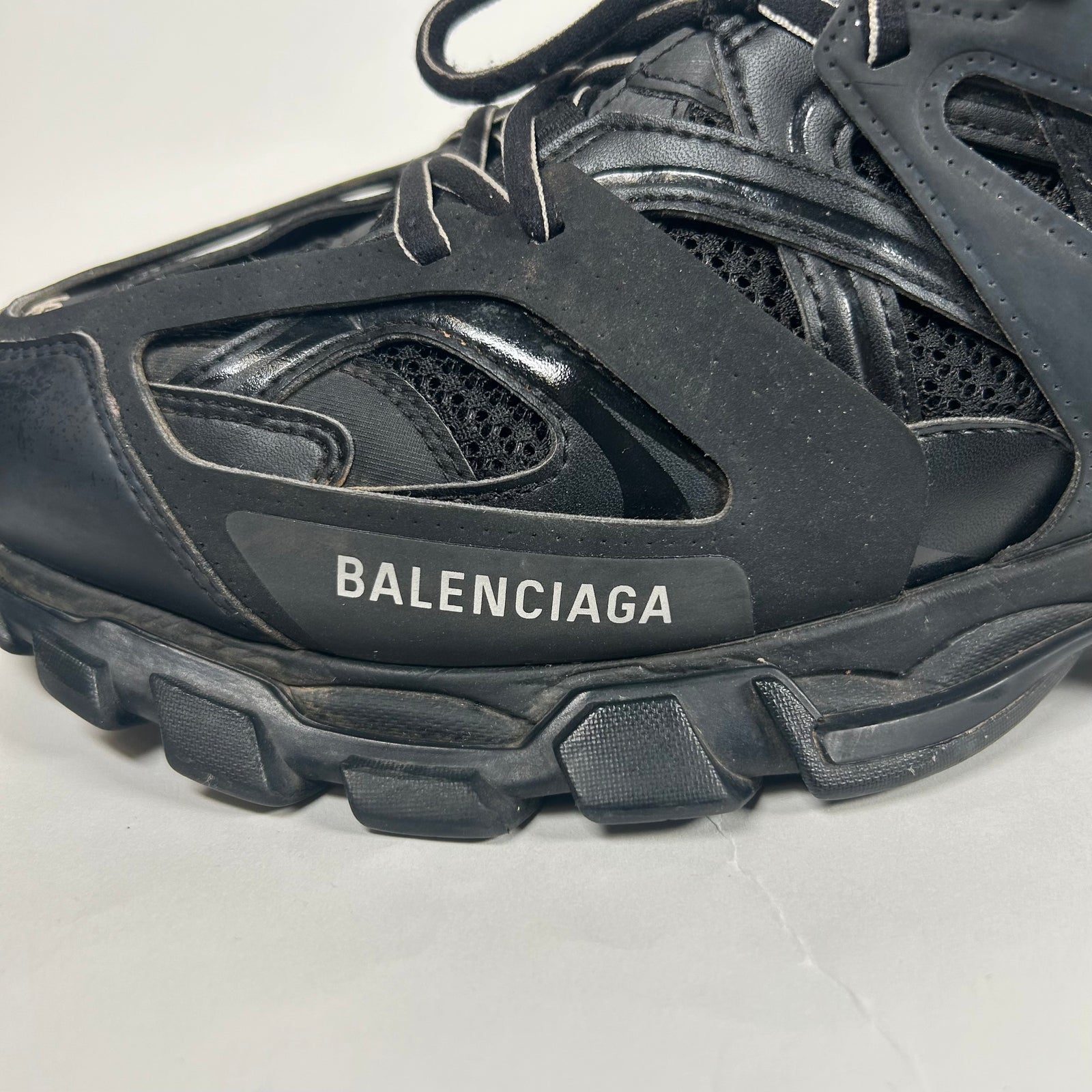 Balenciaga Black Track Sneakers Size 46
