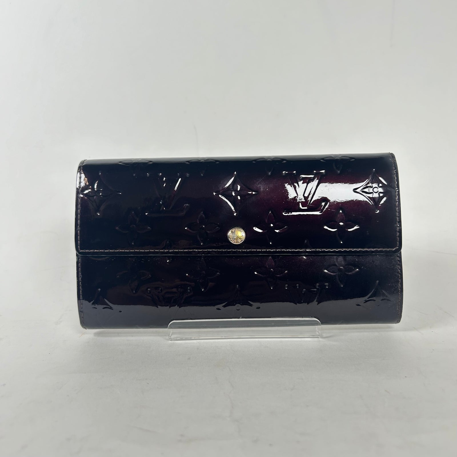 Louis Vuitton Portefeuille Monogram Vernis Sarah Wallet