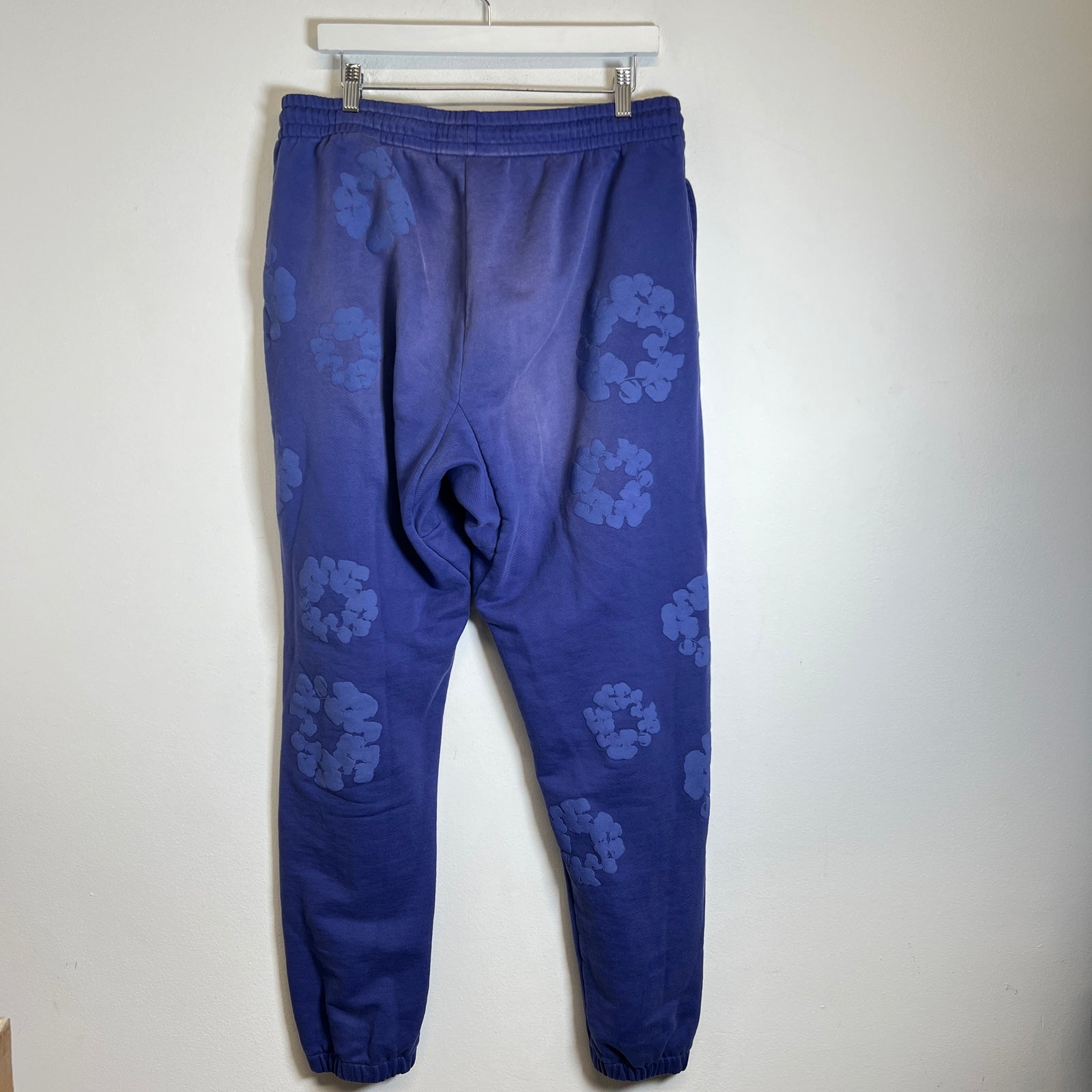 Denim Tears Blue Mono Wreath Sweatpants Size M