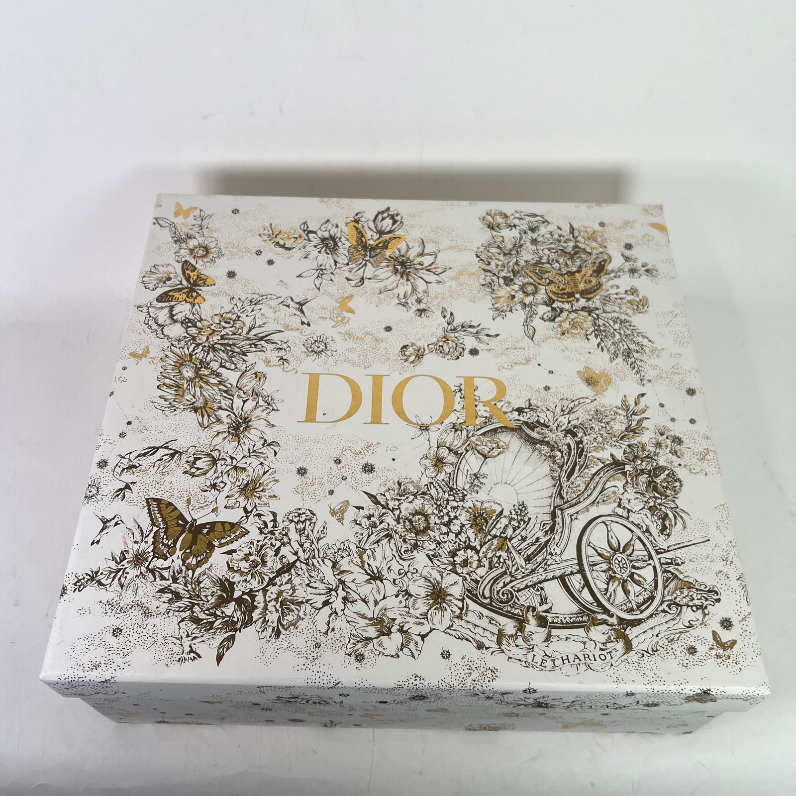 Dior Latte Grained Calfskin Medium Saddle Bag