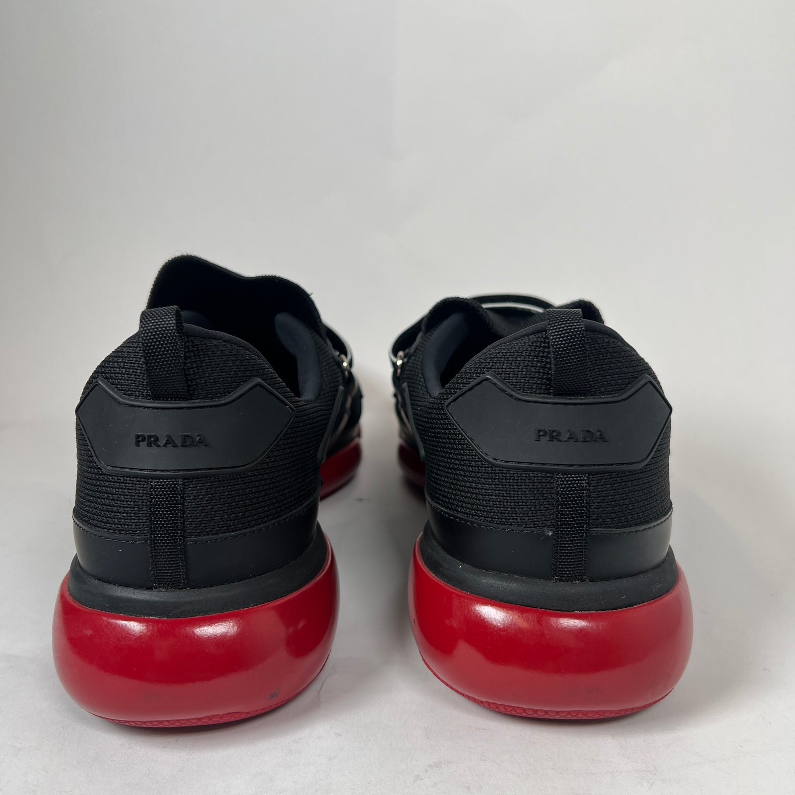 Prada Black/Red Cloudbust Sneaker 10