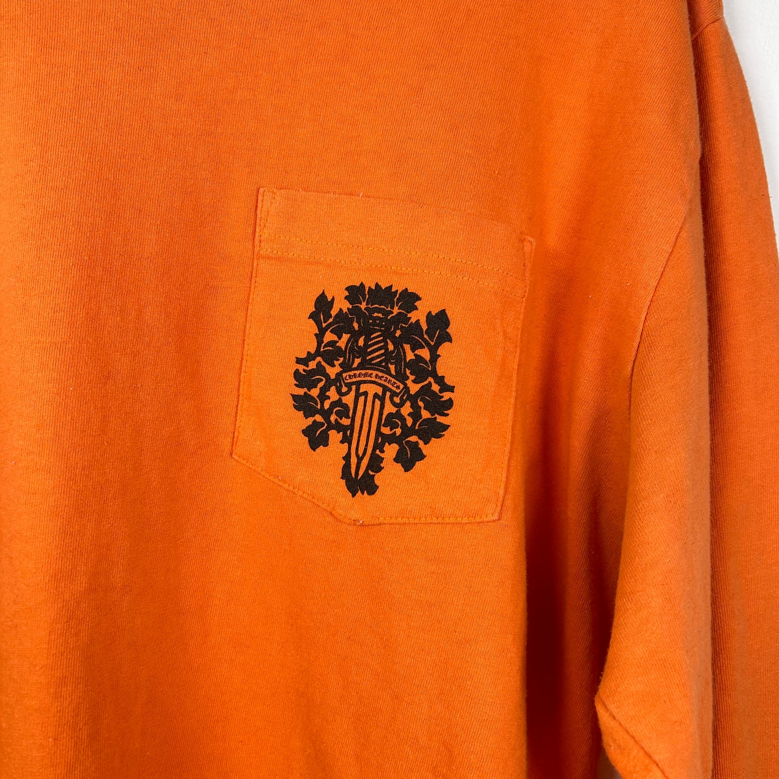 Chrome Hearts Orange Dagger Vine Longsleeve Size XL