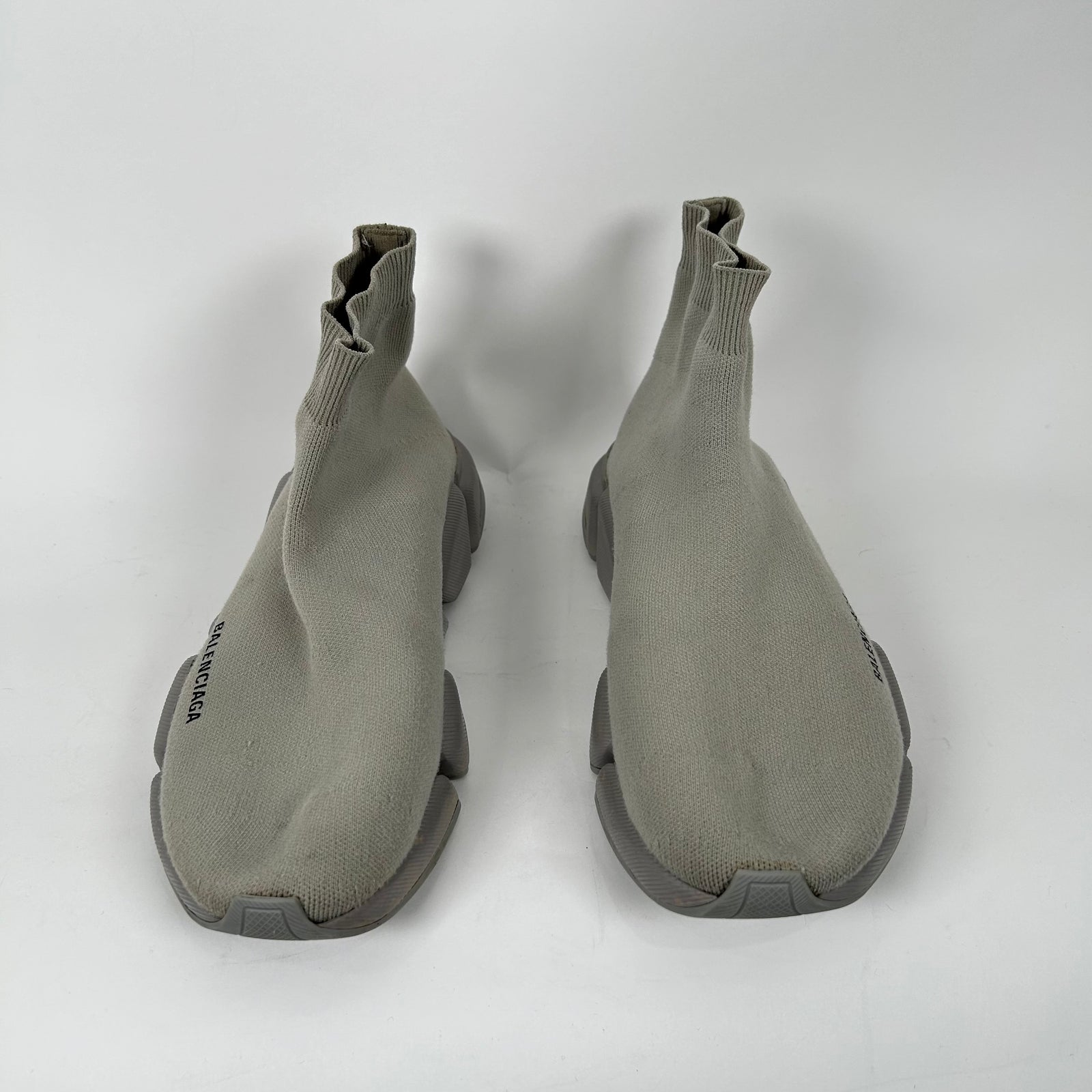 Balenciaga Grey Speed Trainers Size 10