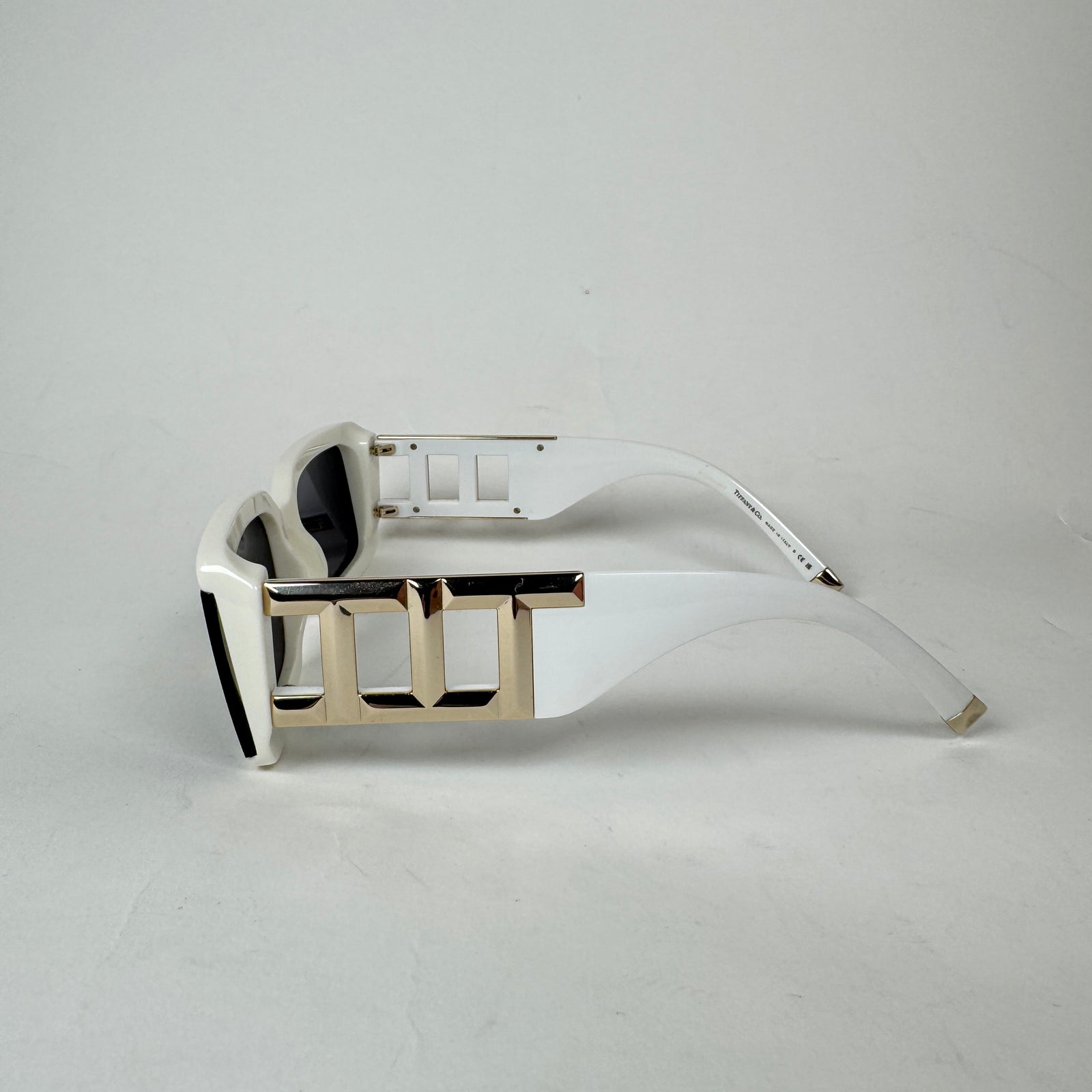 Tiffany & Co White TF4197 Rectangle Sunglasses