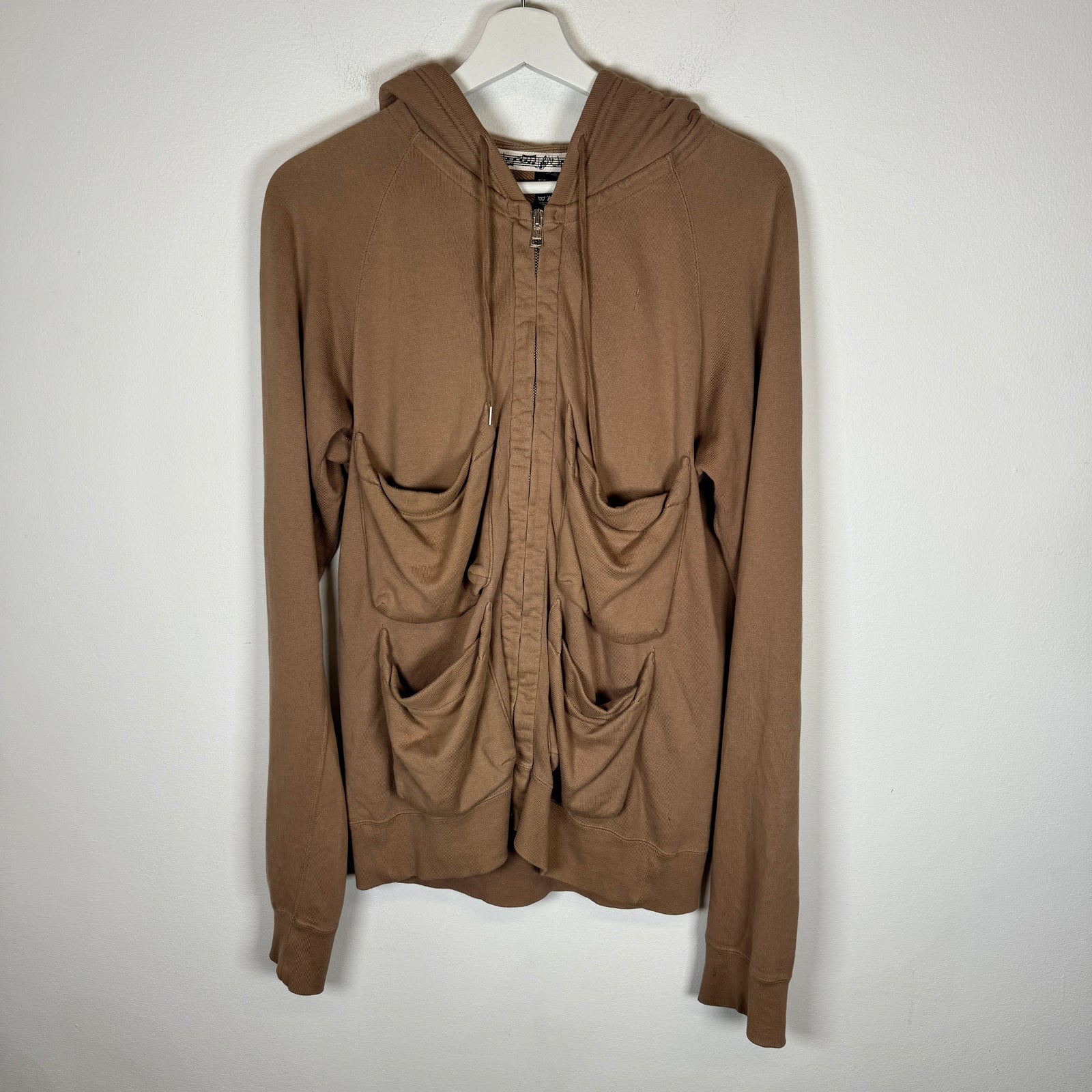 Number (N)ine Khaki Cargo Pocket Hoodie Size 2