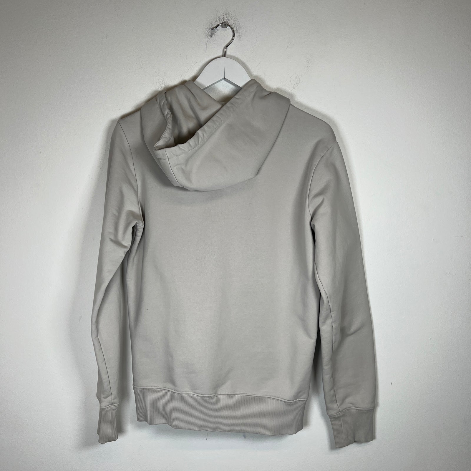 Helmut Lang Grey Exclamation Hoodie Size S