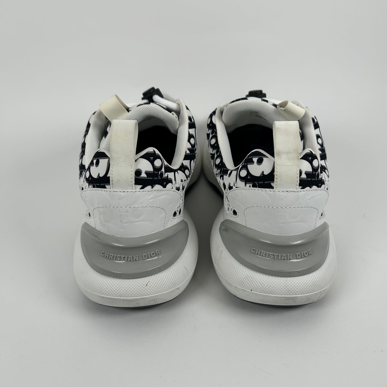 Dior B24 White And Black Monogrom Oblique Cannage Size 45