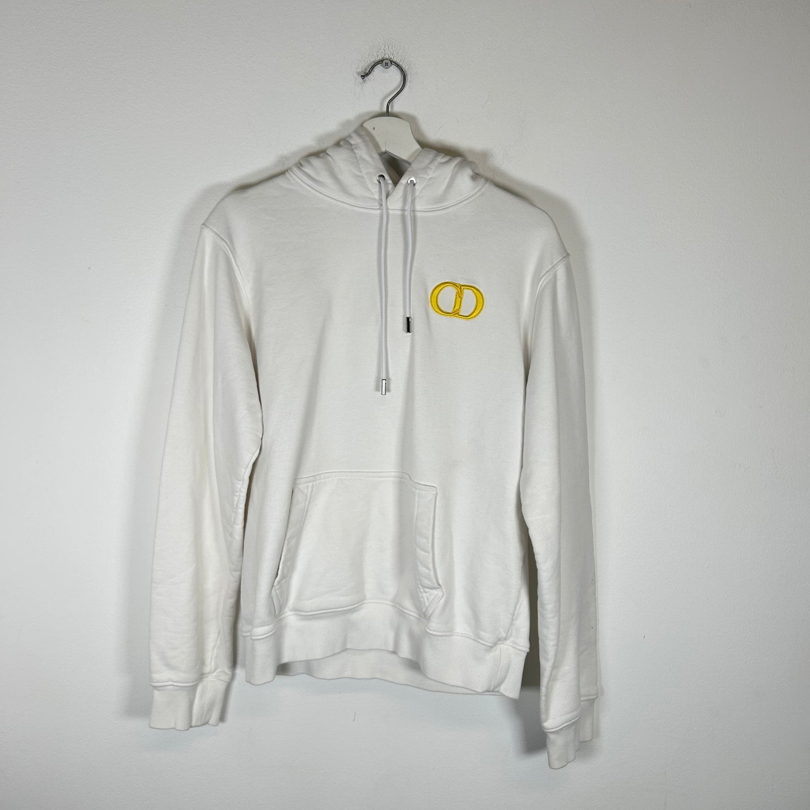Dior White CD Icon Hoodie Size L