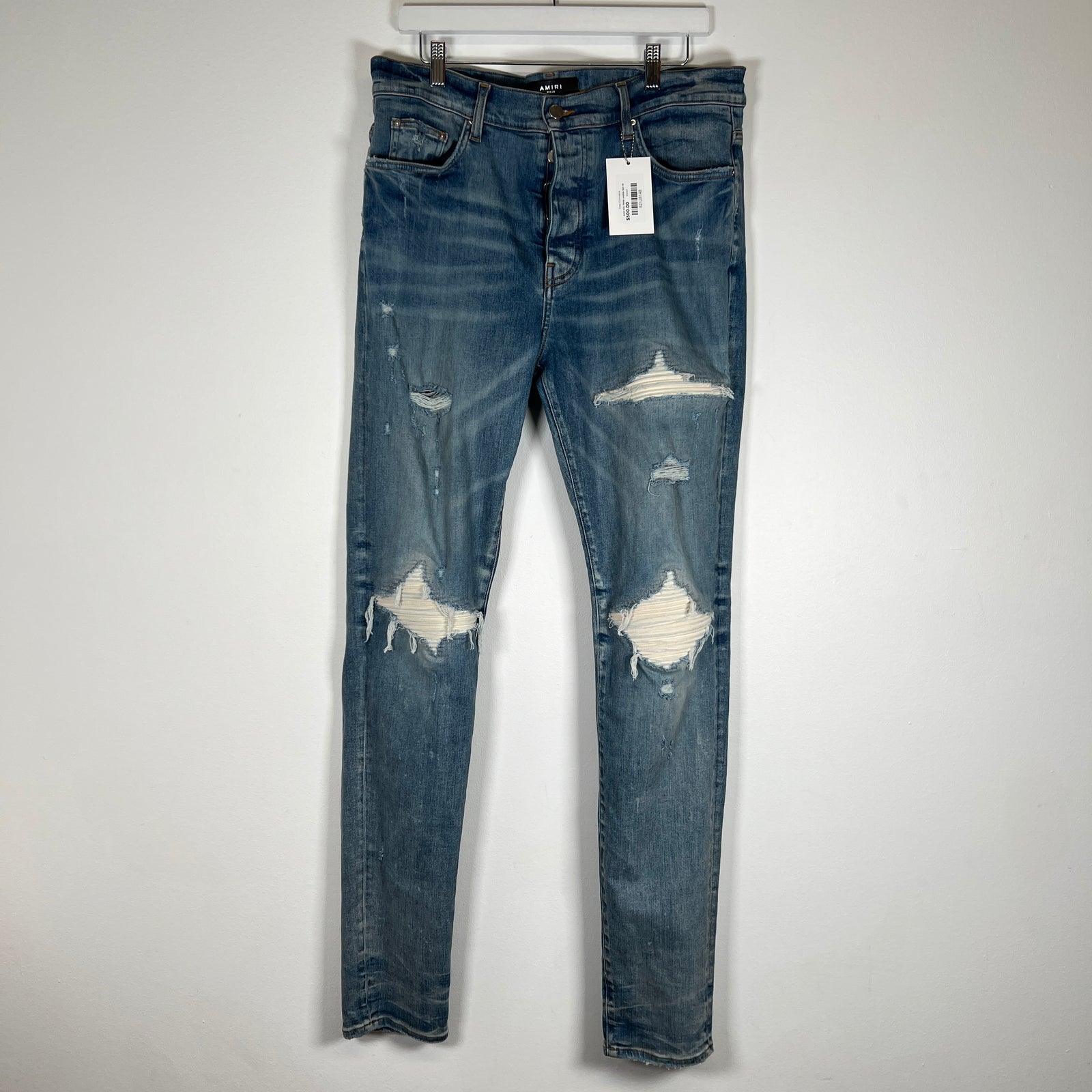 Amiri MX1 White Leather Size 38