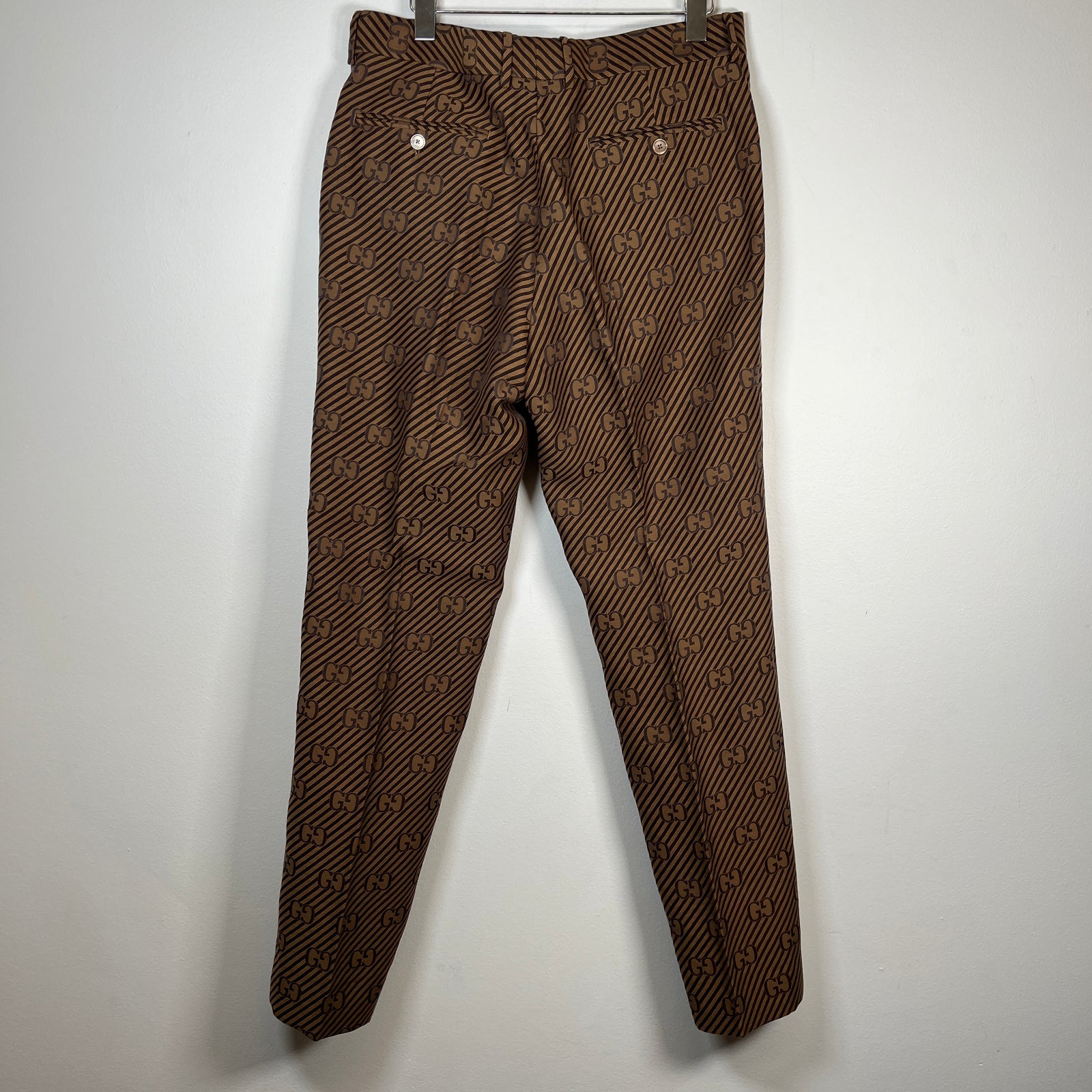 Gucci Diagonal GG Monogram Brown Suit Set