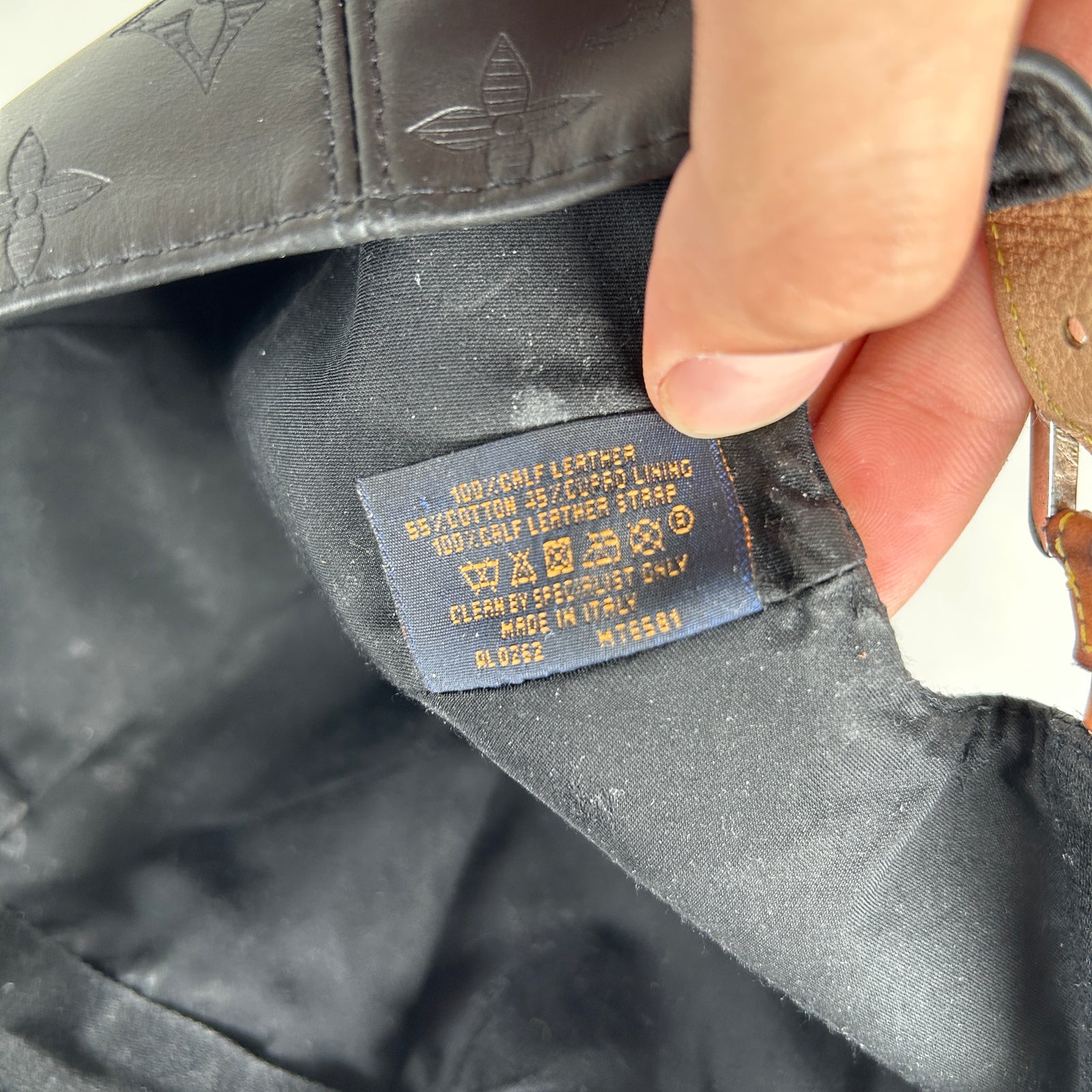 Louis Vuitton Shadow Monogram Leather Hat