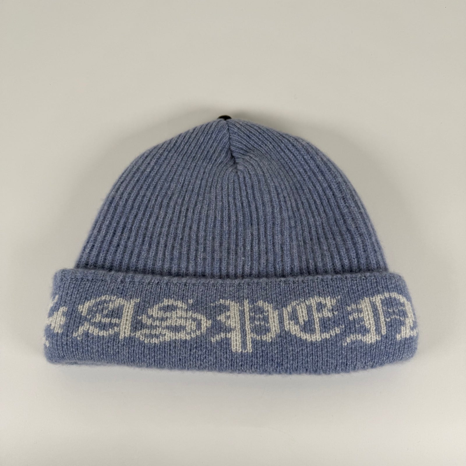 Chrome Hearts 'Big Daddy' Cashmere Aspen Baby Blue Beanie