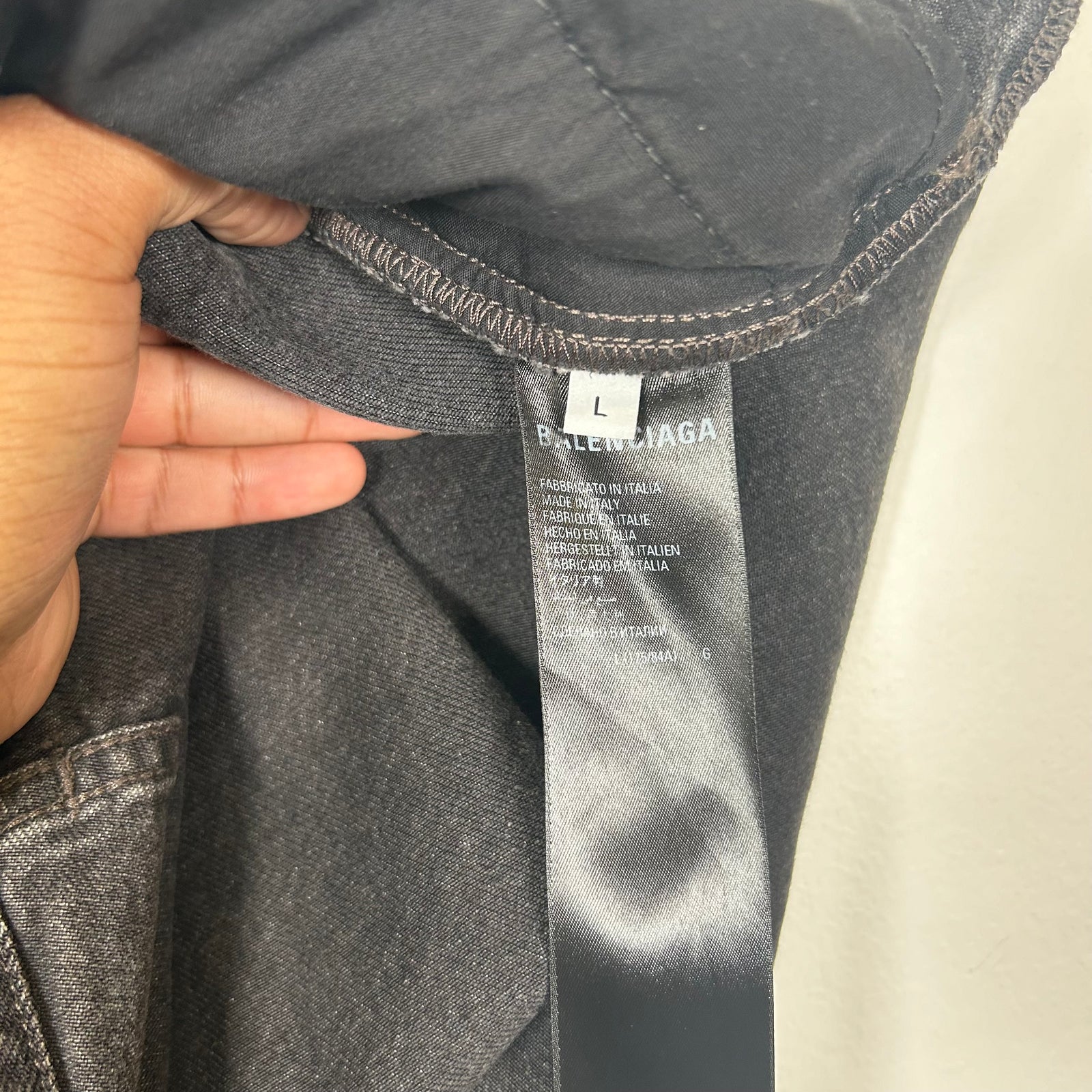 Balenciaga Destroyed Denim Shorts Size L