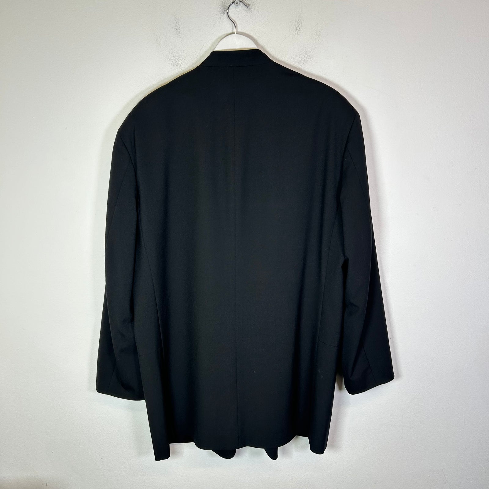 Issey Miyake Men Black Wool Blazer Jacket Size 6