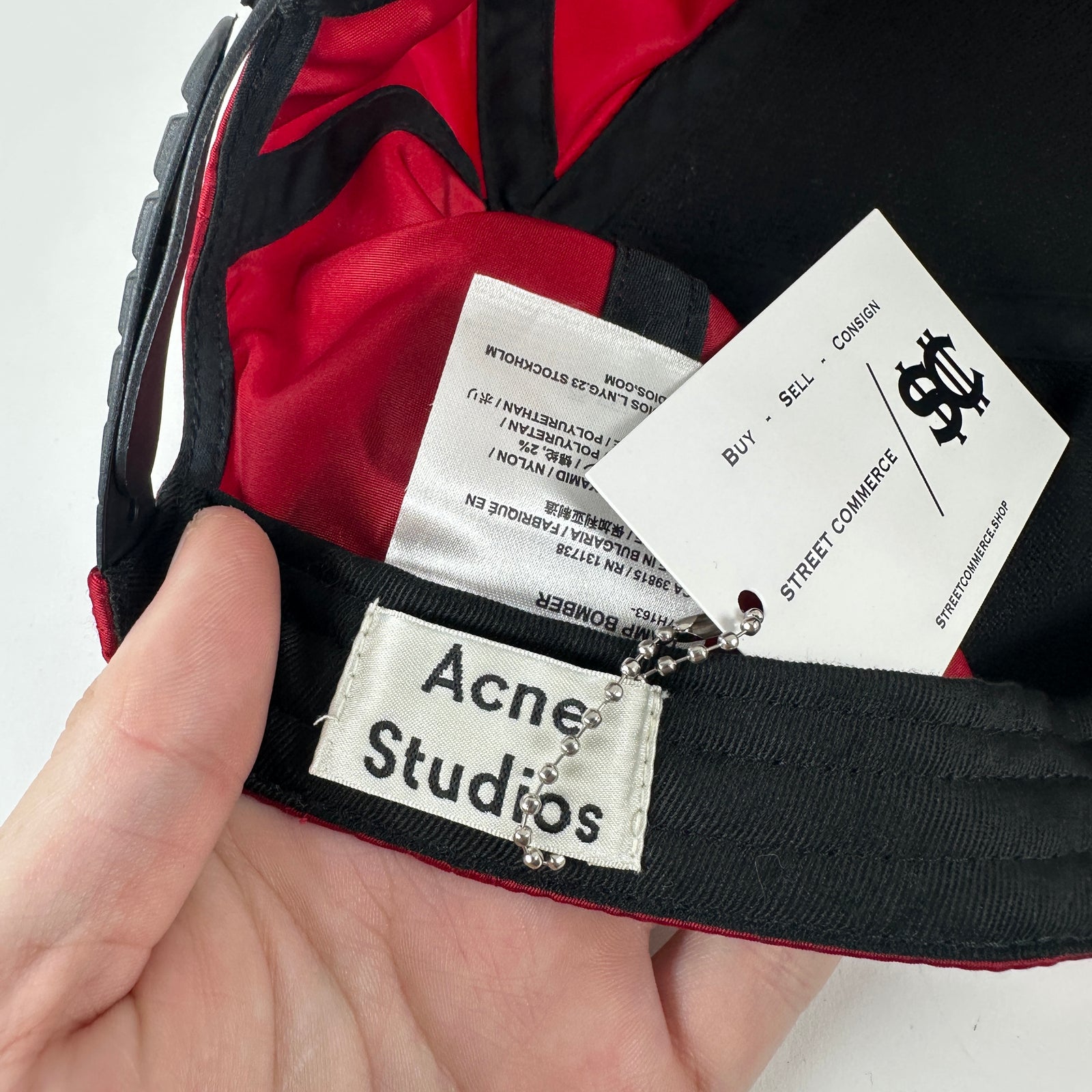 Acne Studios Satin Hat