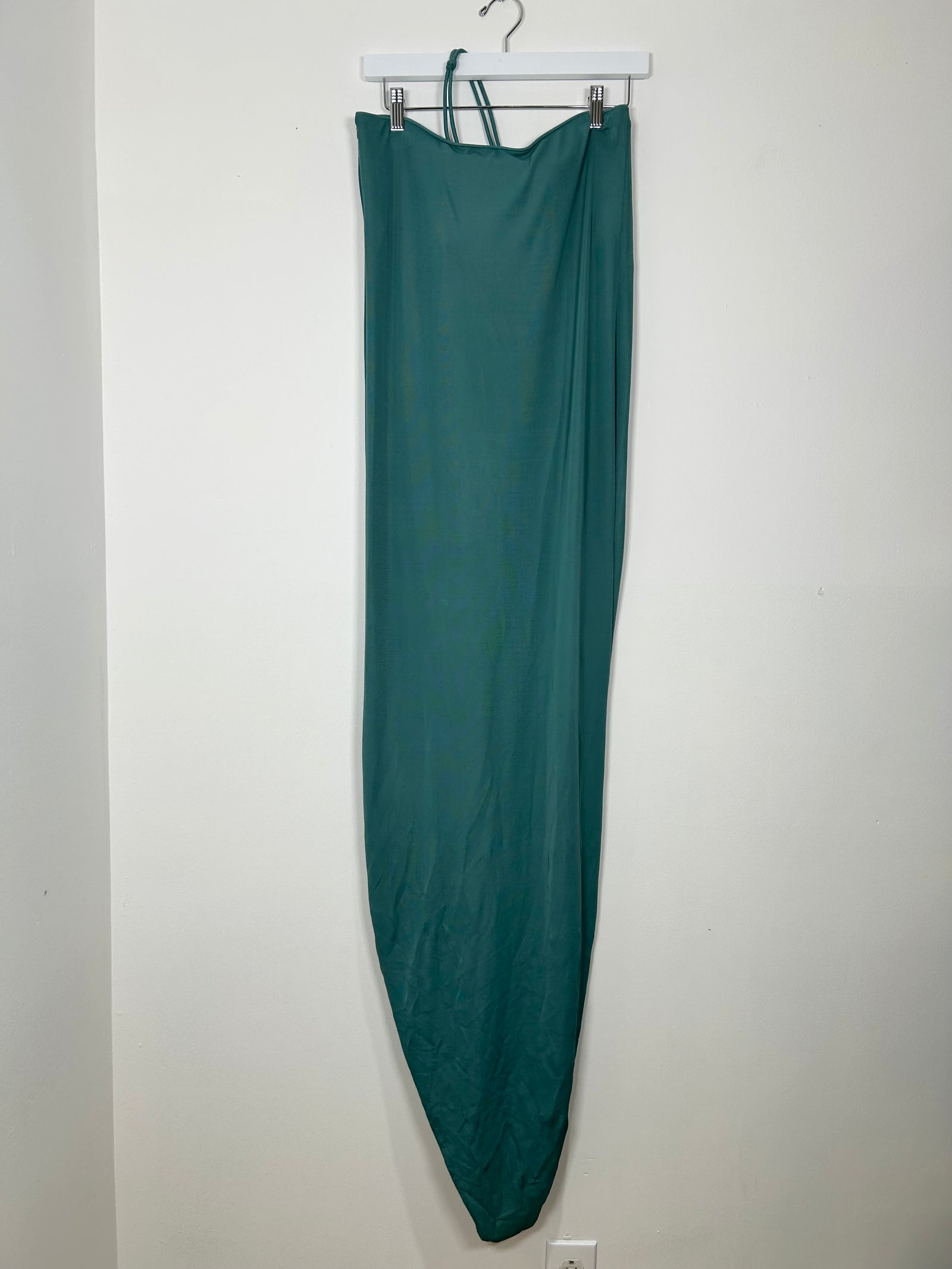 Bottega Veneta Mid-Length Cinch Teal Dress Size L
