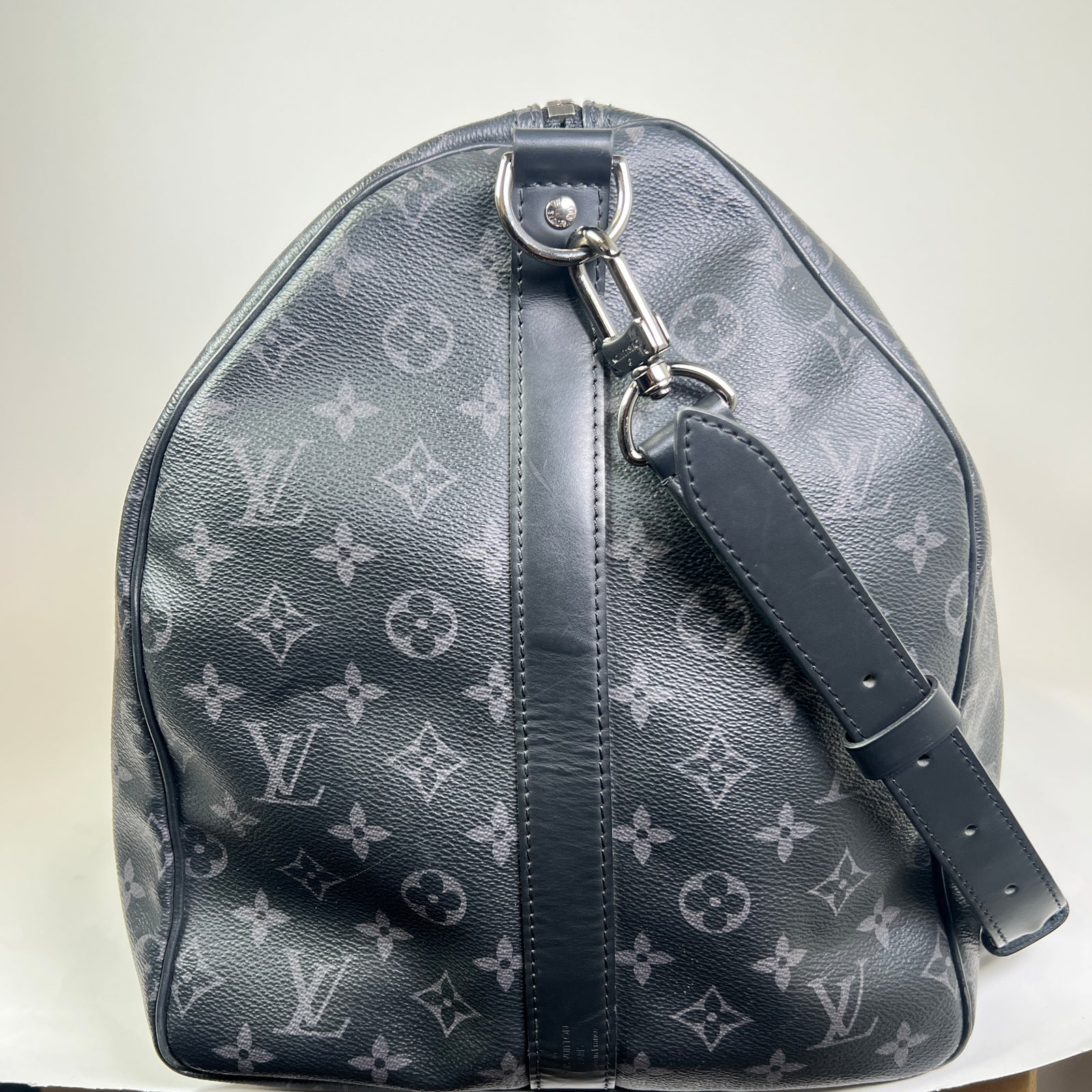 Louis Vuitton Eclipse Monogram Keepall Bandouliere 55