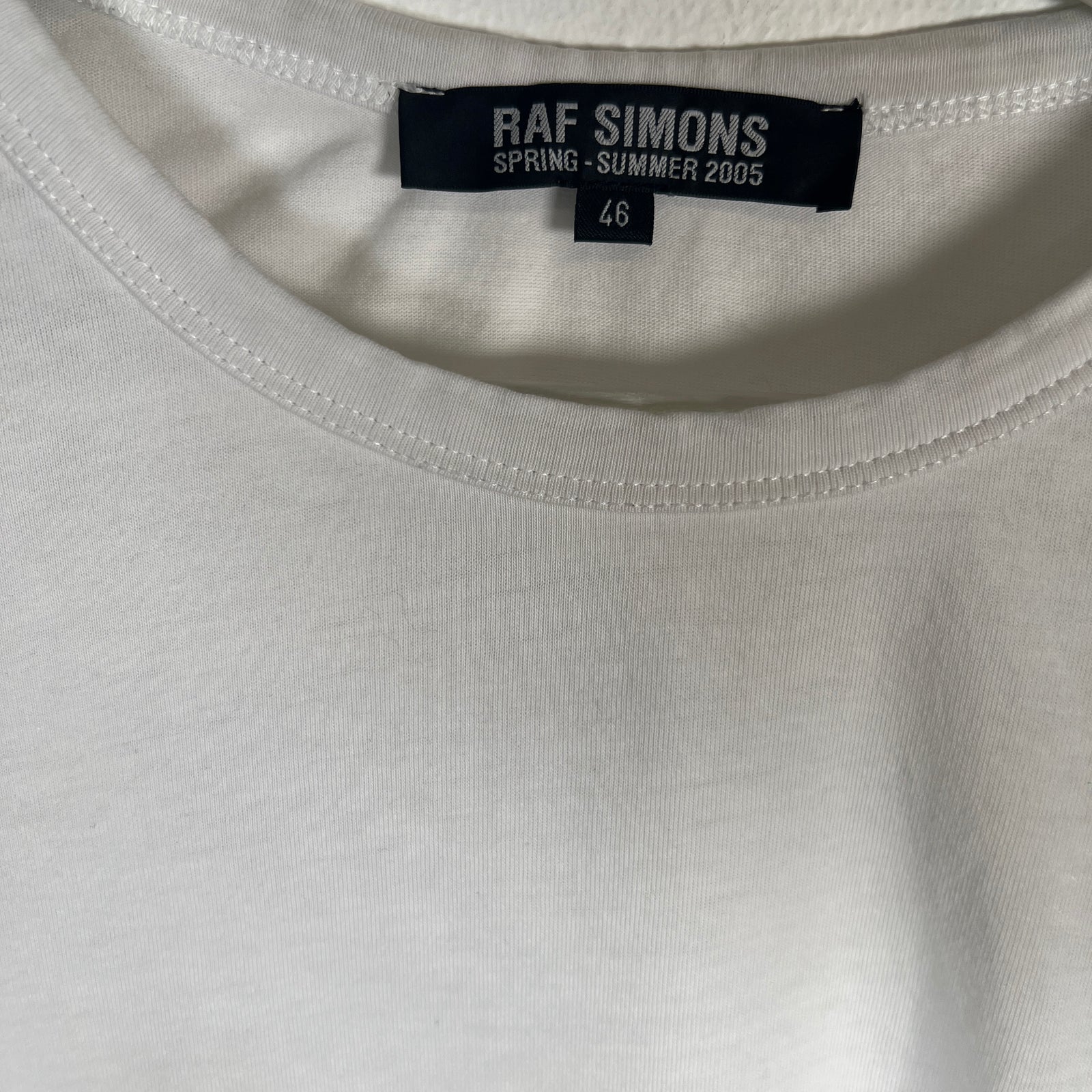 Raf Simons Staff 'History of The World' SS05 Tee Size M