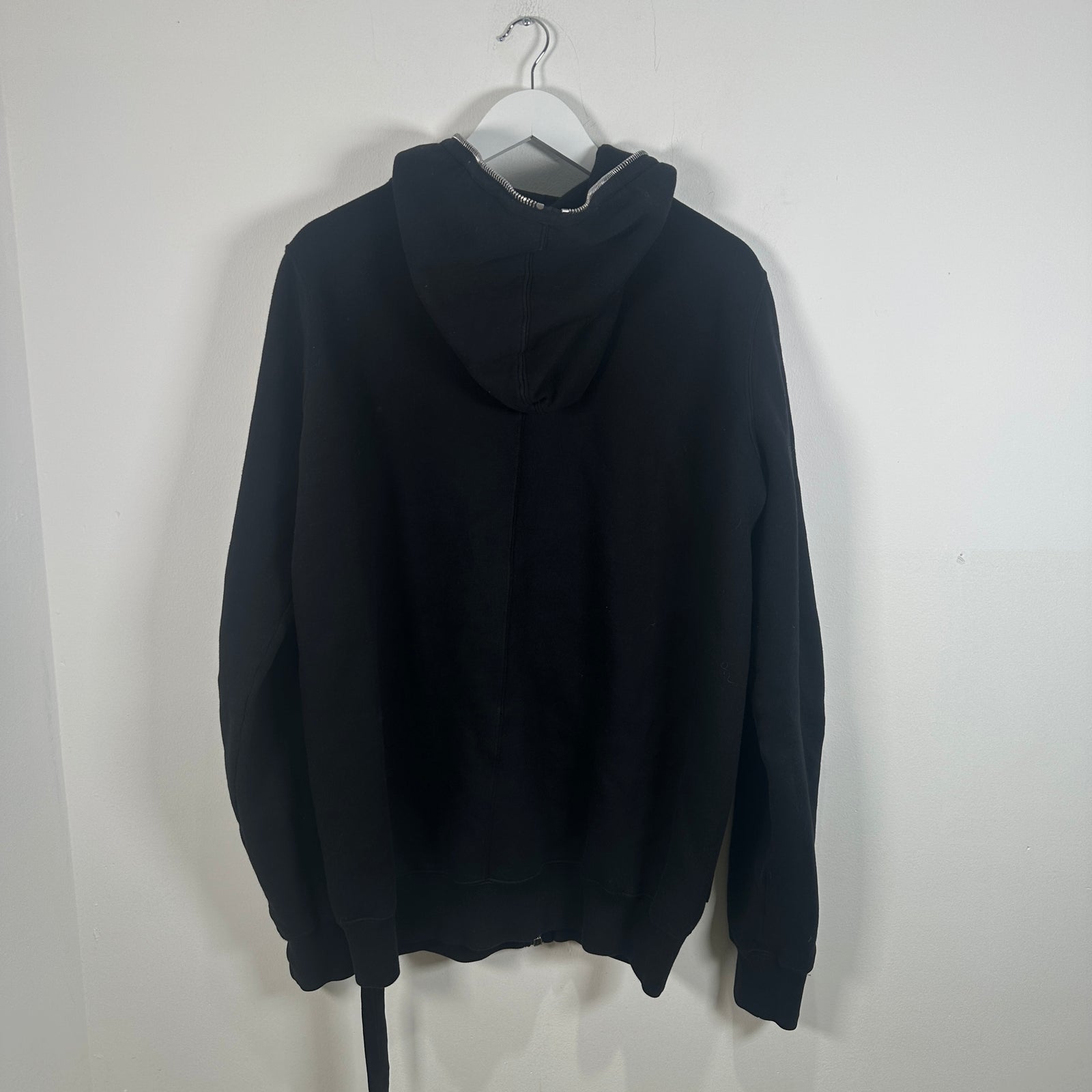 Rick Owens Black Full Zip Hoodie Size XL
