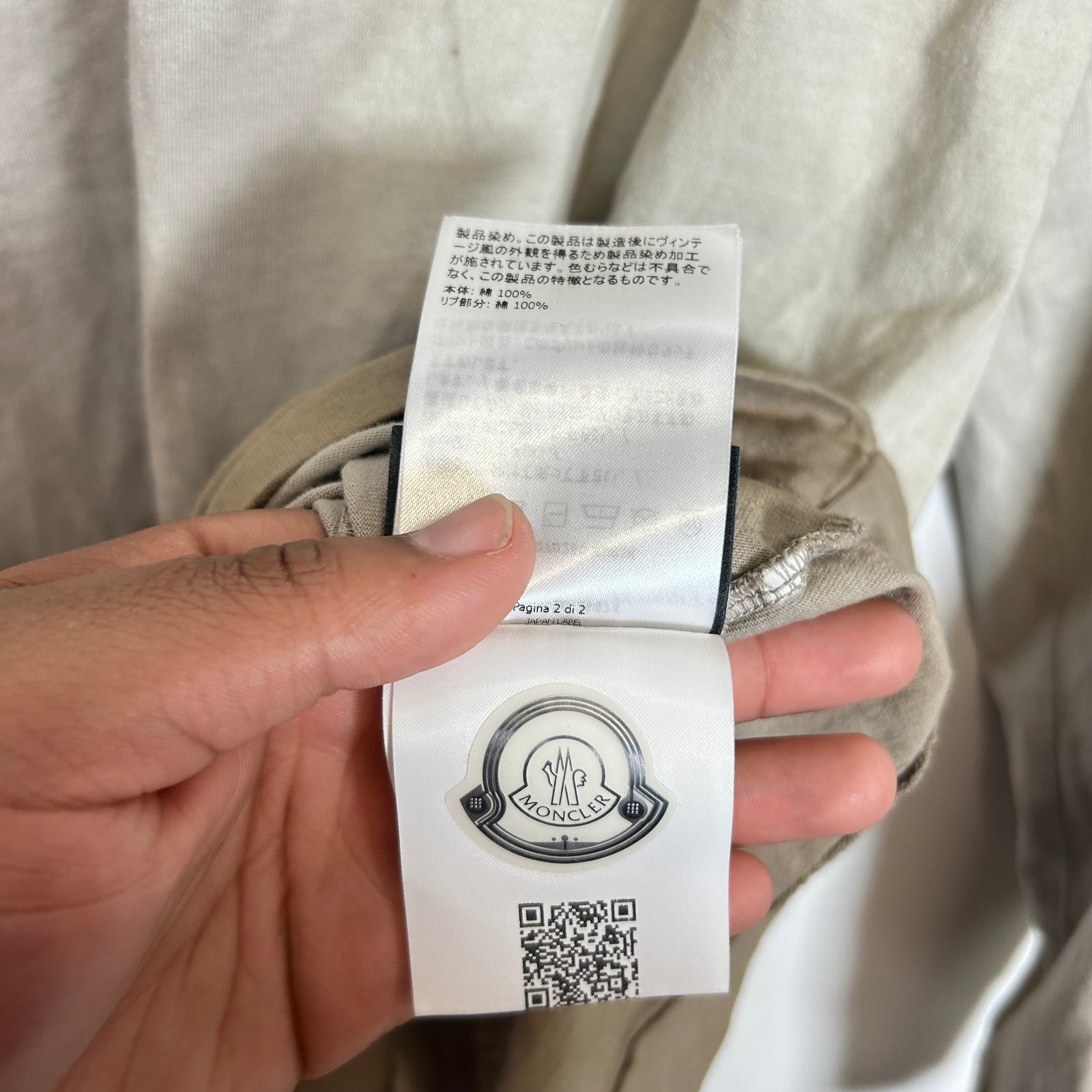 Moncler Genius x 1017 Alyx Garment Dyed Longsleeve Size M