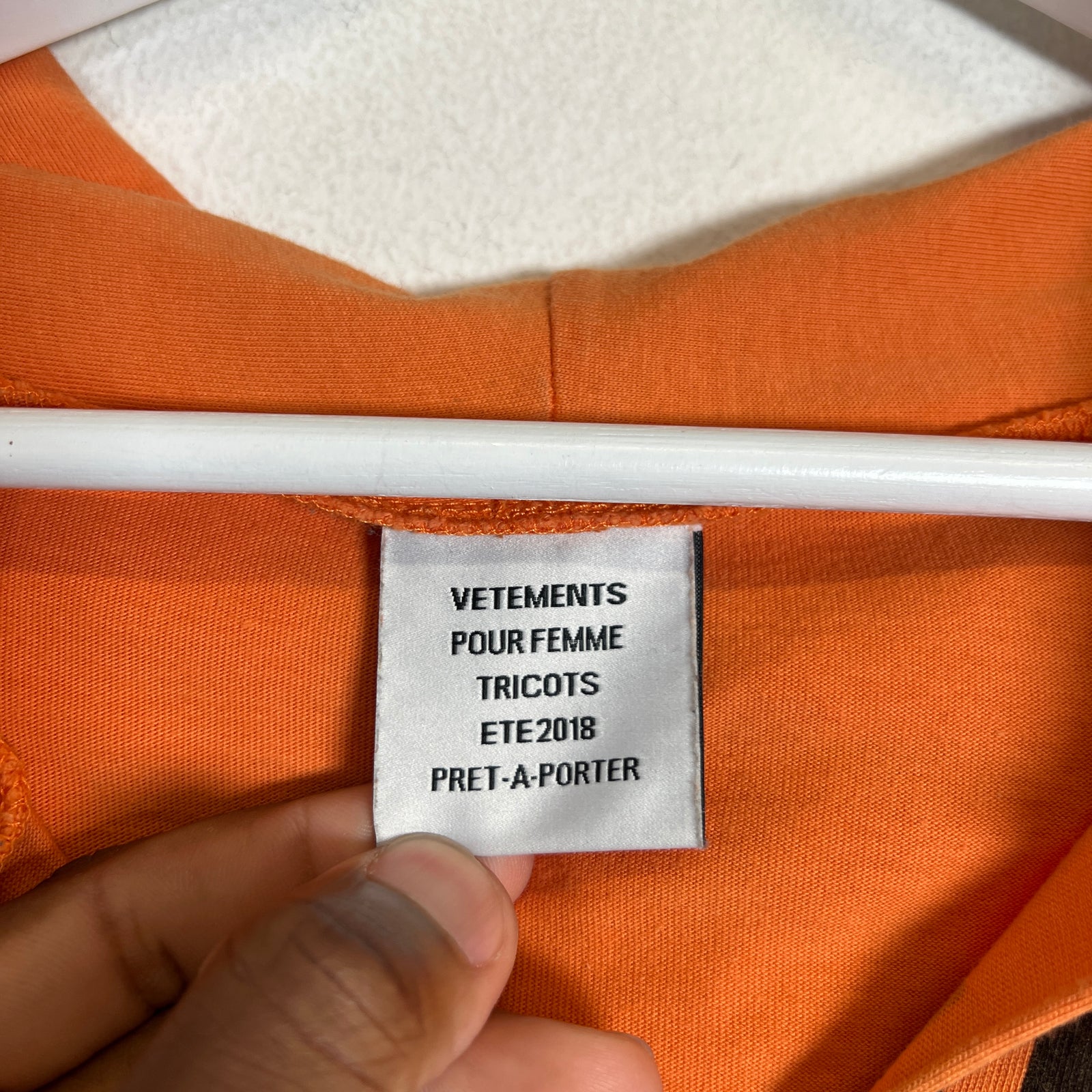 Vetements SS18 Matterhorn Hoodie