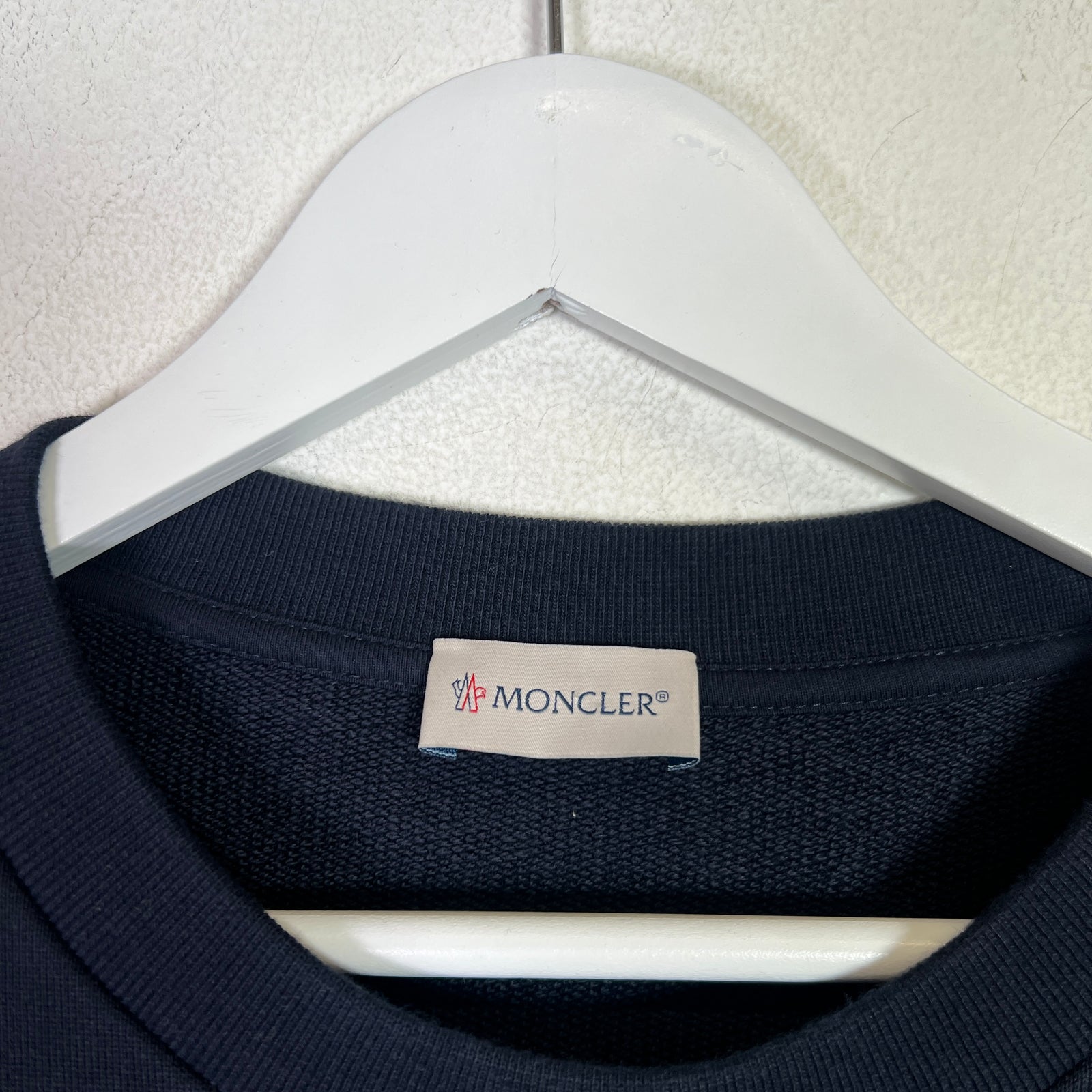 Moncler Embroidered Logo Crewneck