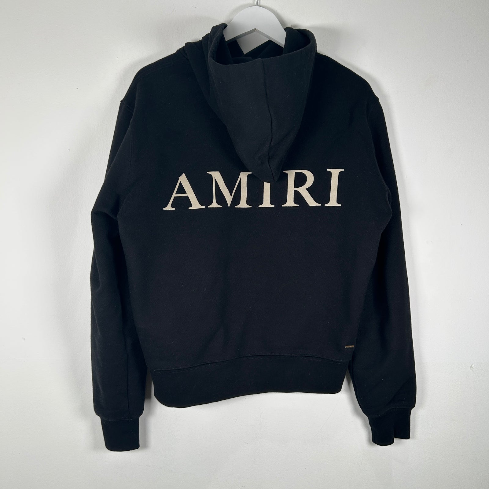 Amiri Black Logo Graphic Hoodie Size XS