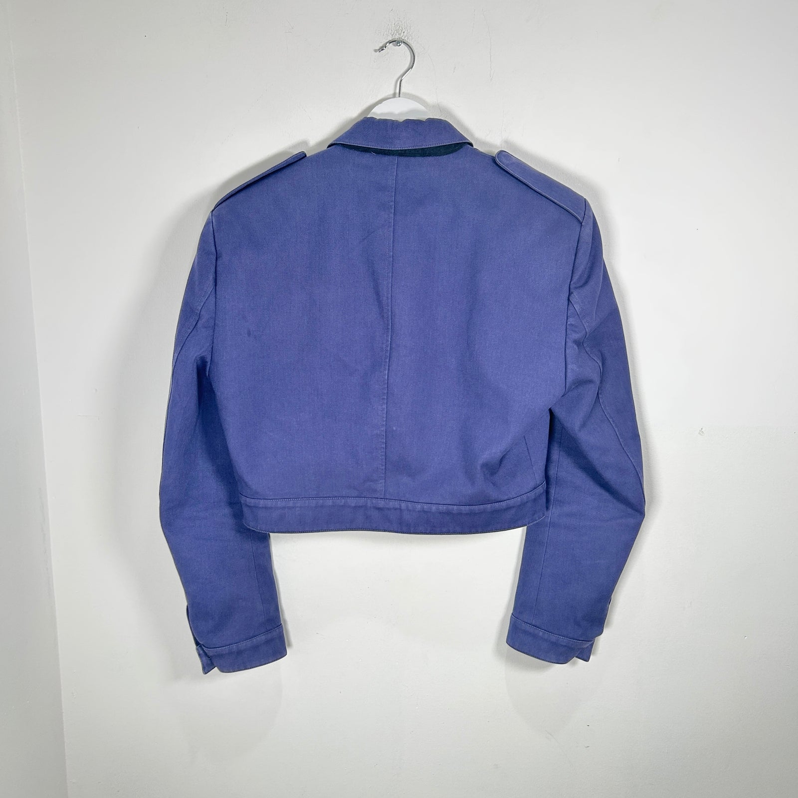 Balenciaga SS17 'Eisenhower' Cropped Military Jacket Size S