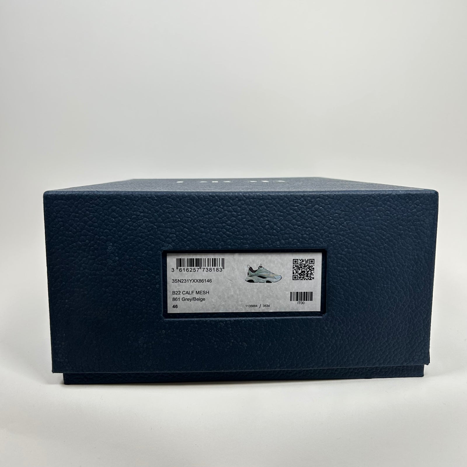 Dior B22 Cream/Lavender Sneaker Size 46