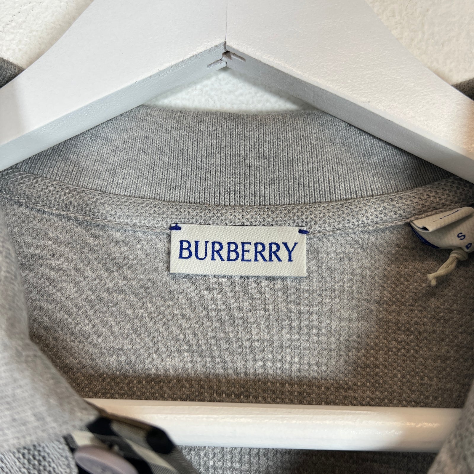 Burberry Grey Polo Size Size S