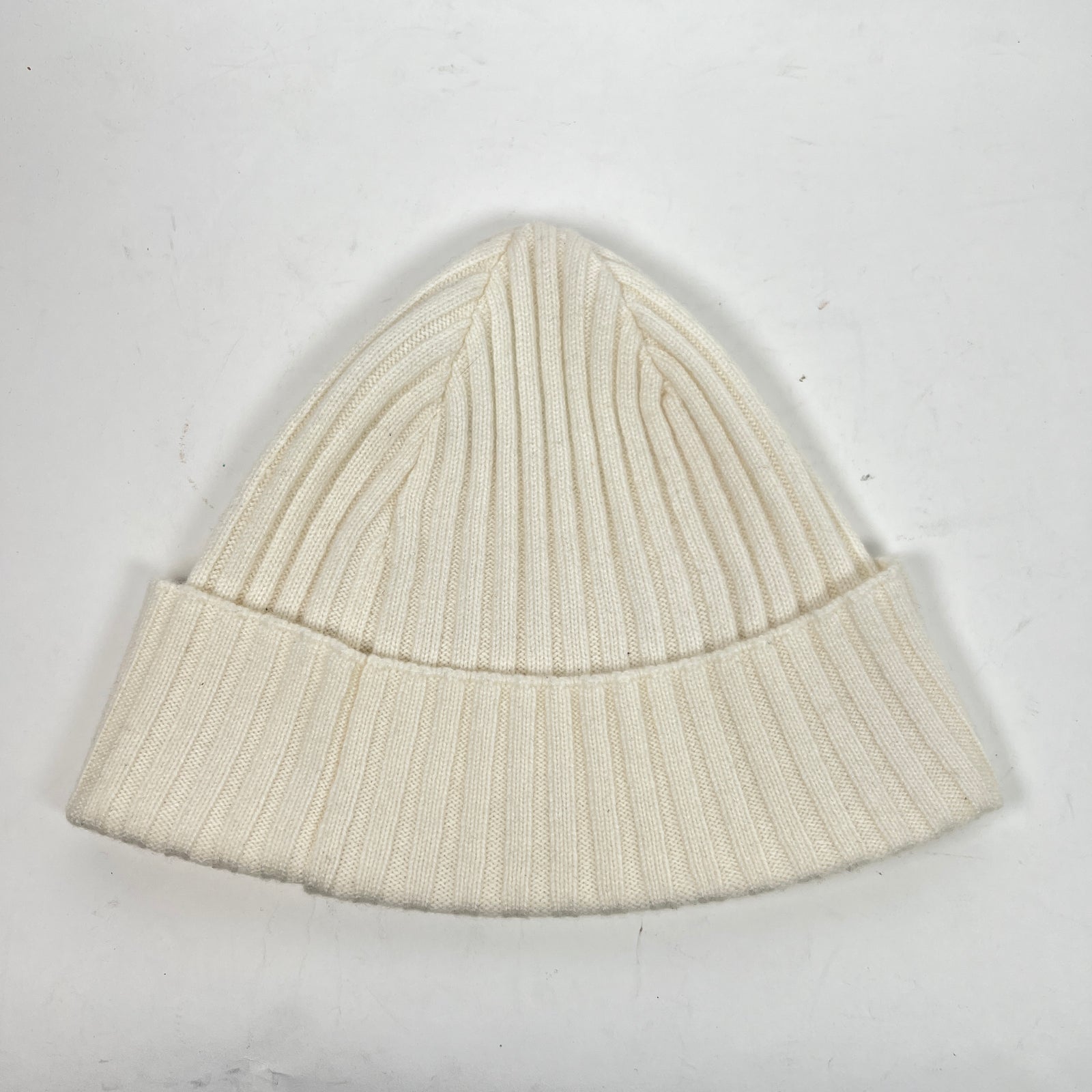 Chrome Hearts White Plus Cross Cashmere Beanie