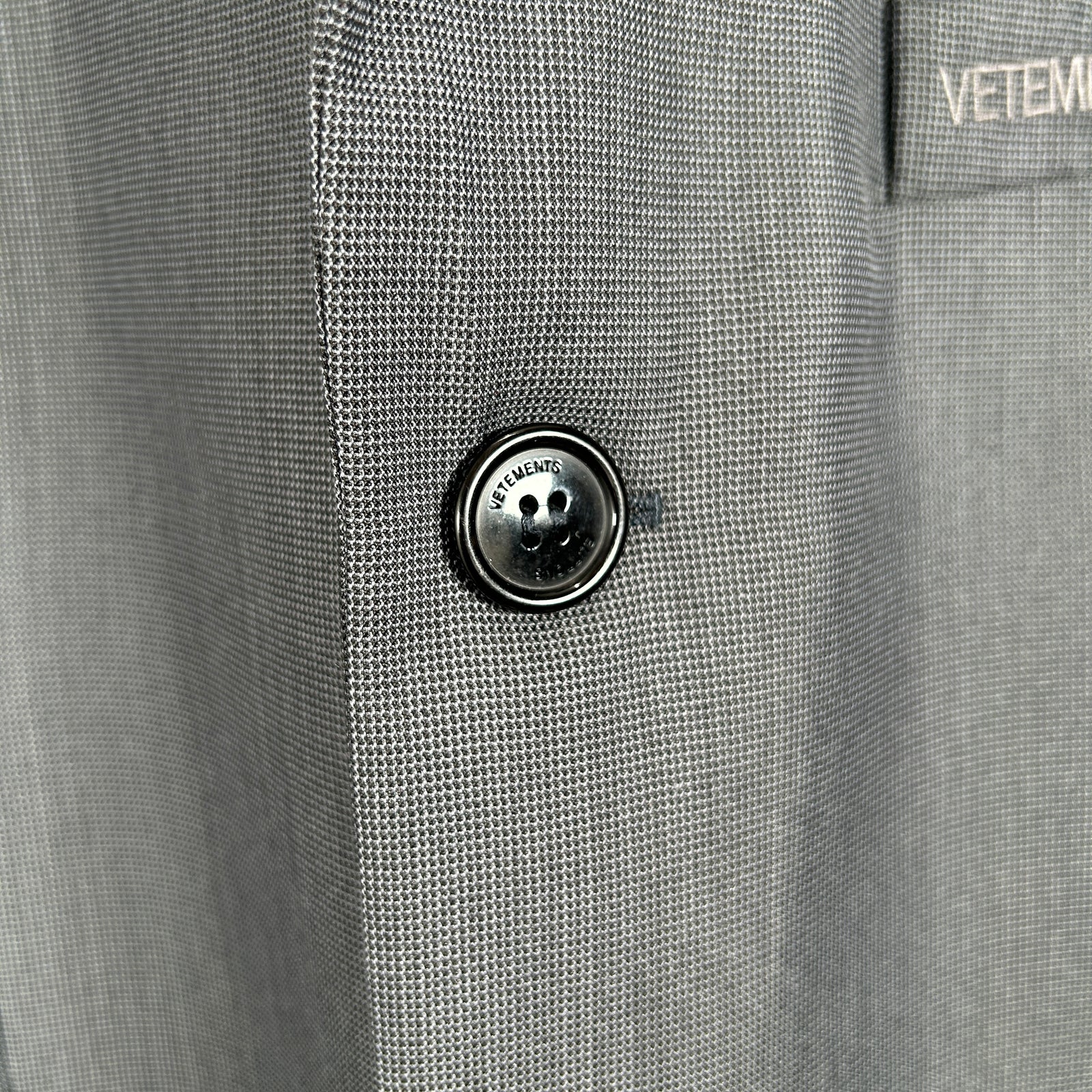Vetements Logo Oversized Suit Jacket Size XS