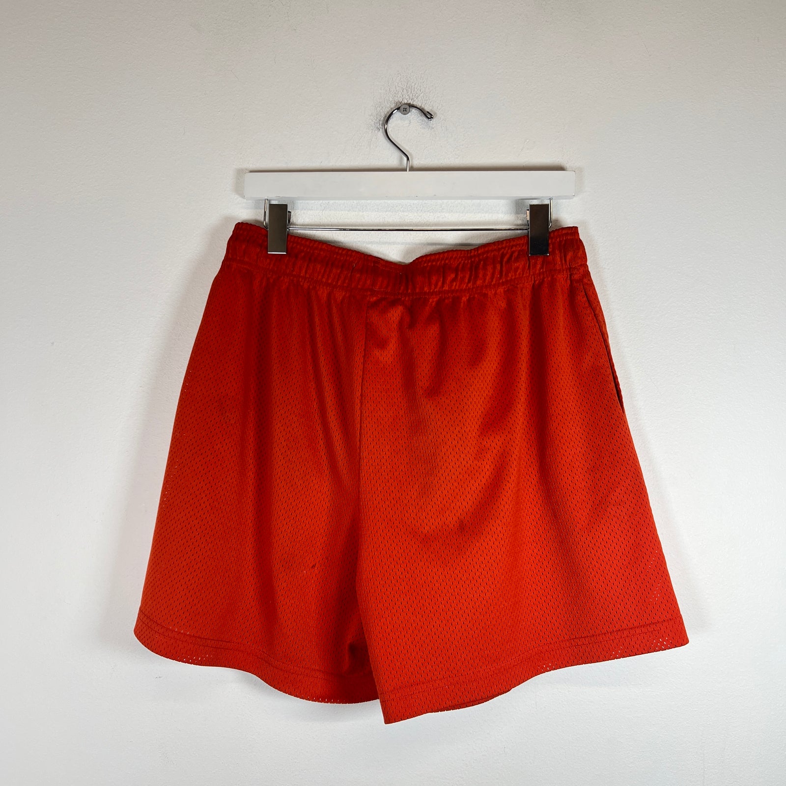 Eric Emanuel Orange EE Mesh Shorts Size XL