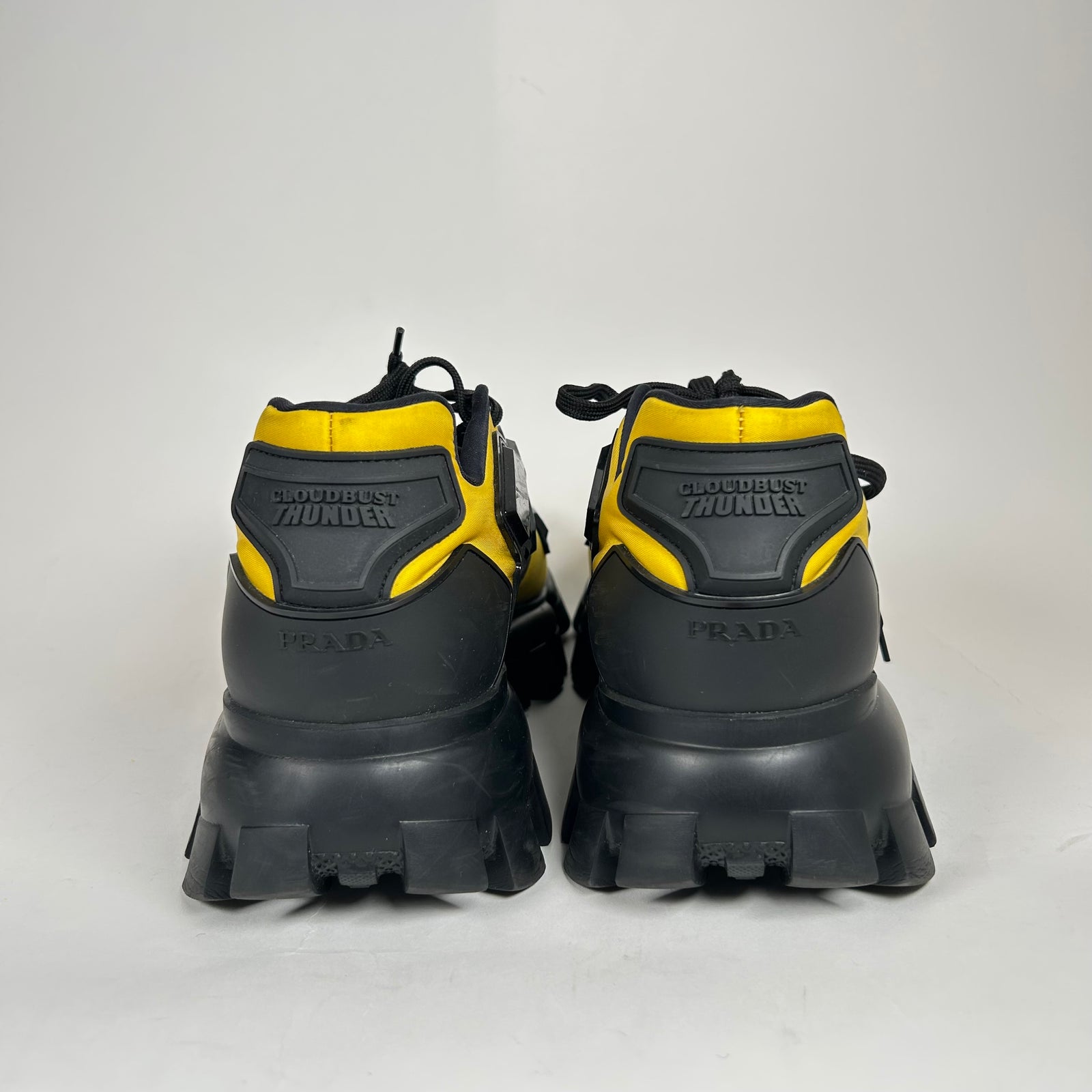 Prada Yellow Nylon Cloudbust Thunder Size 8