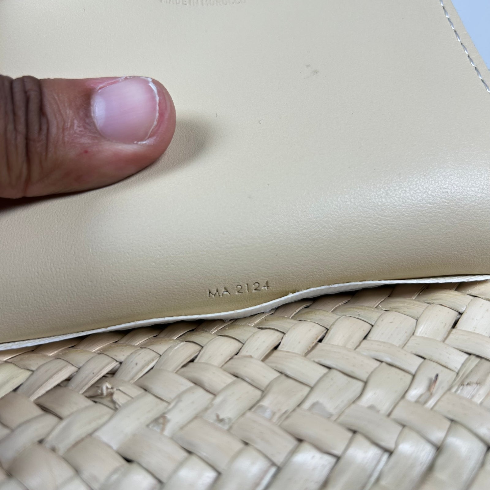 Jacquemus Ivory Small Le Petit Panier Soli Basket Bag