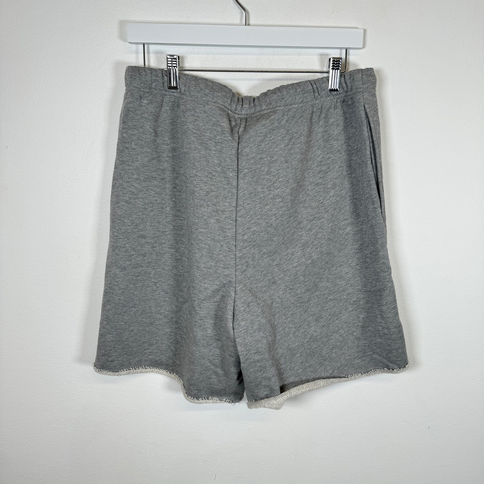 Celine Grey Logo Sweat Shorts Size XXL