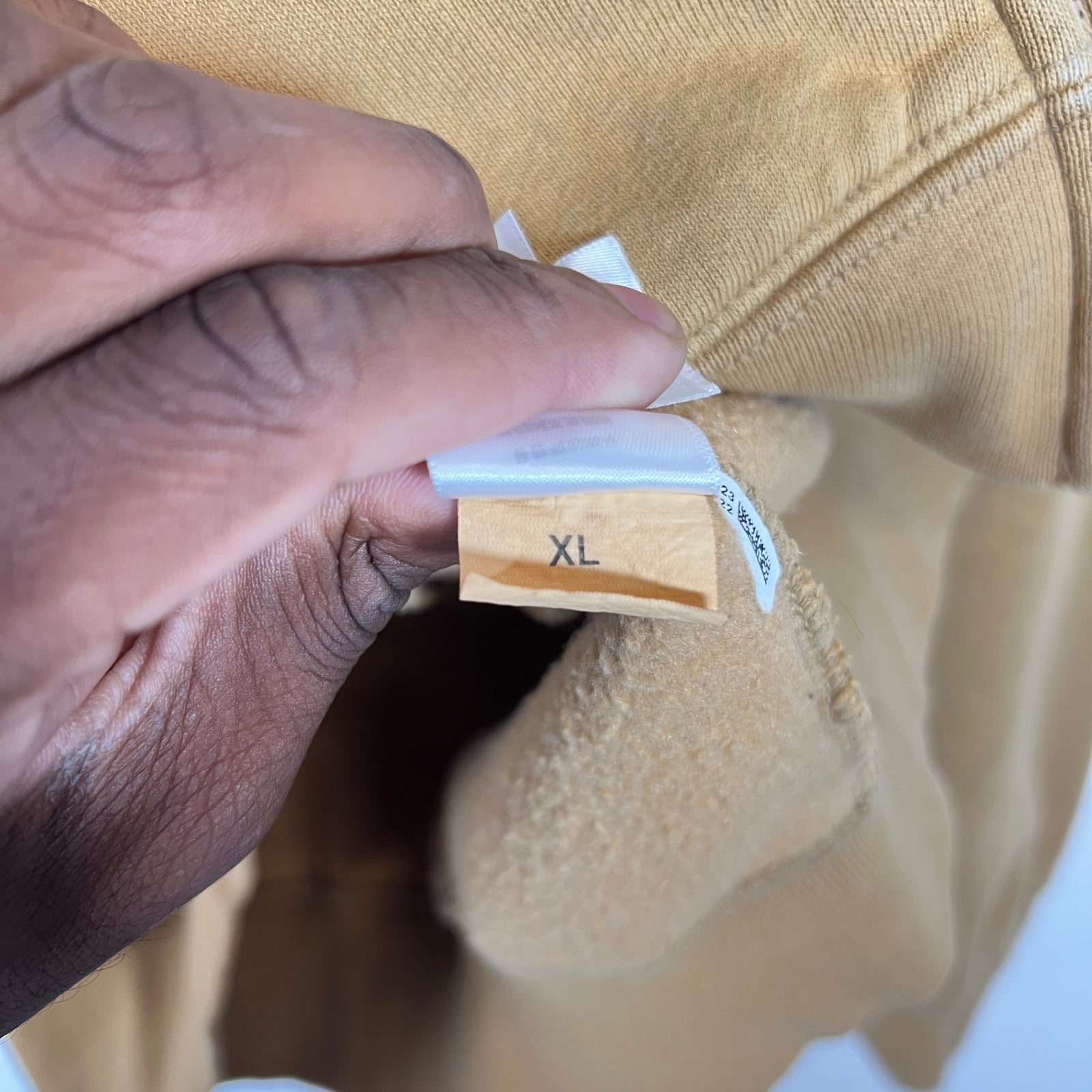 Supreme Brown Mini Bogo Zip-Up Hoodie Size XL