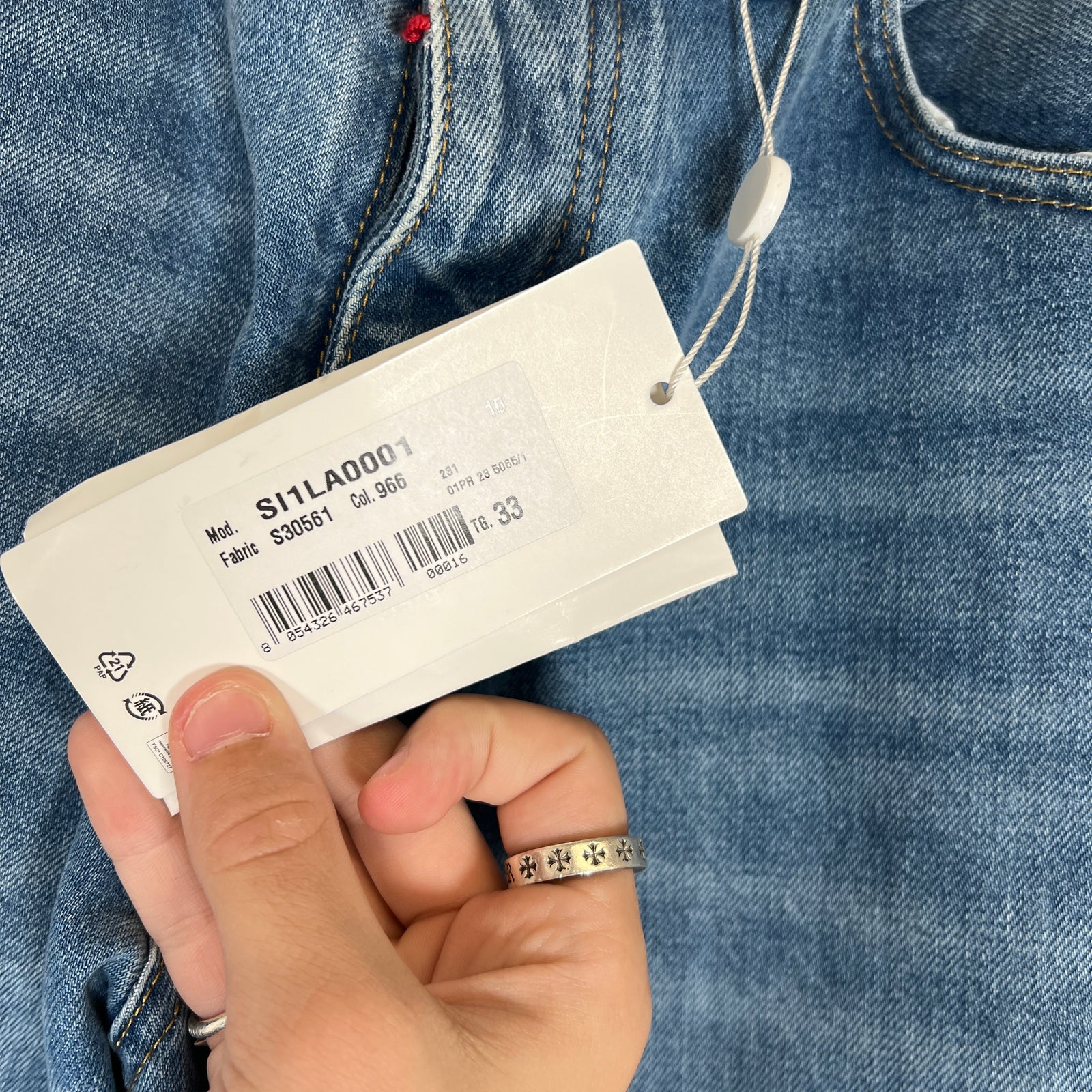 Maison Margiela Lightwash Straight Denim Jeans Size 33