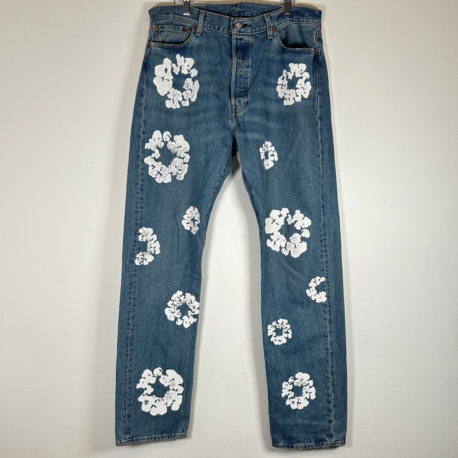 Denim Tears Lightwash Wreath Denim Jeans Size 36